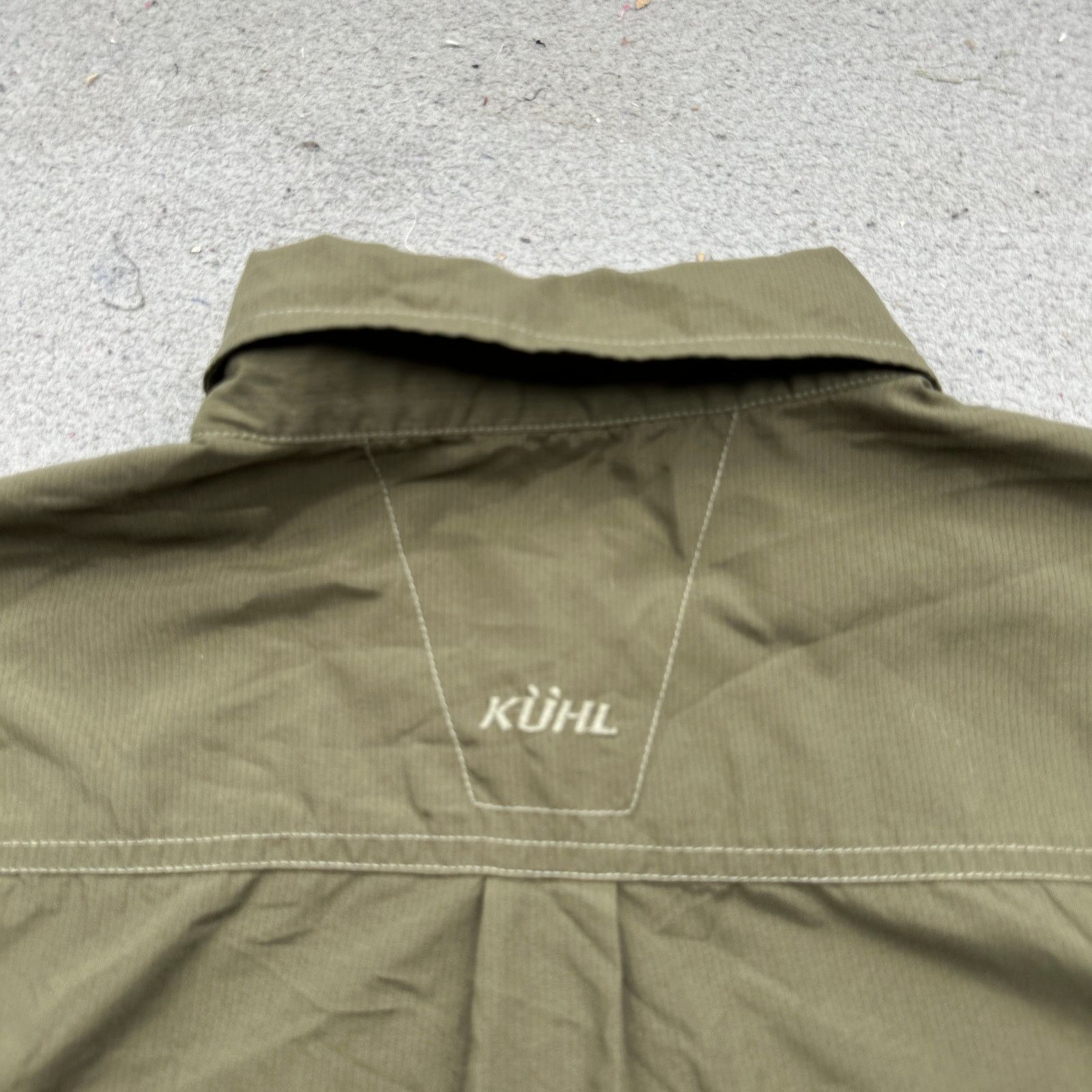 Kuhl Kuhl Short Sleeve Button Up Eluxur Hiking Shirt Green Mens M Size US M / EU 48-50 / 2 - 9 Thumbnail