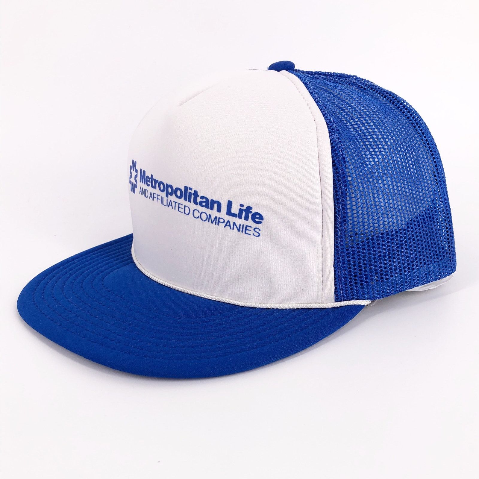 Vintage 90s Metropolitan Life trucker hat 1990s vintage Size ONE SIZE - 3 Thumbnail