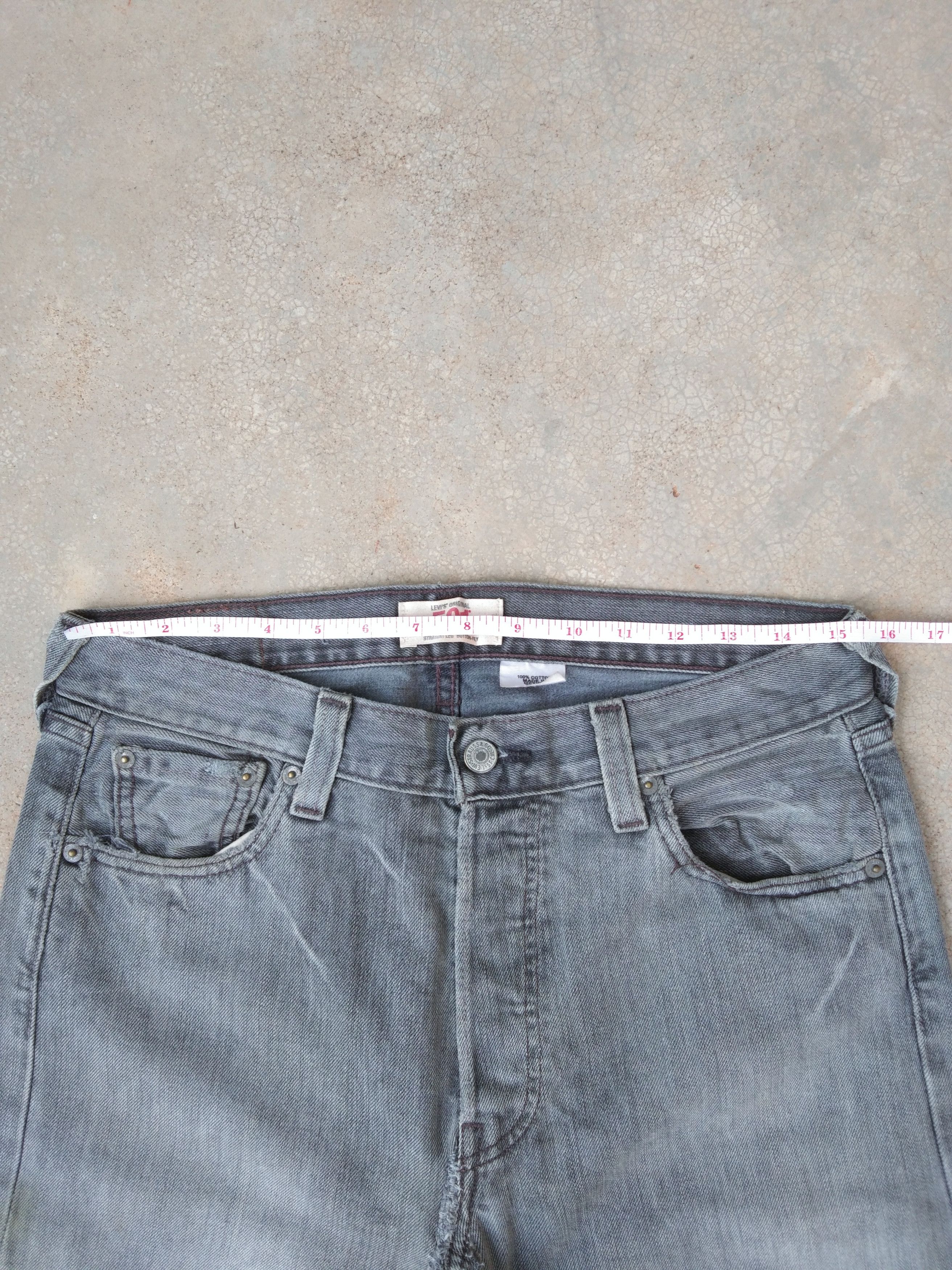 Levi's Vintage Levi's 501 Straight Leg Distressed Jeans 30x32 Size US 30 / EU 46 - 6 Thumbnail