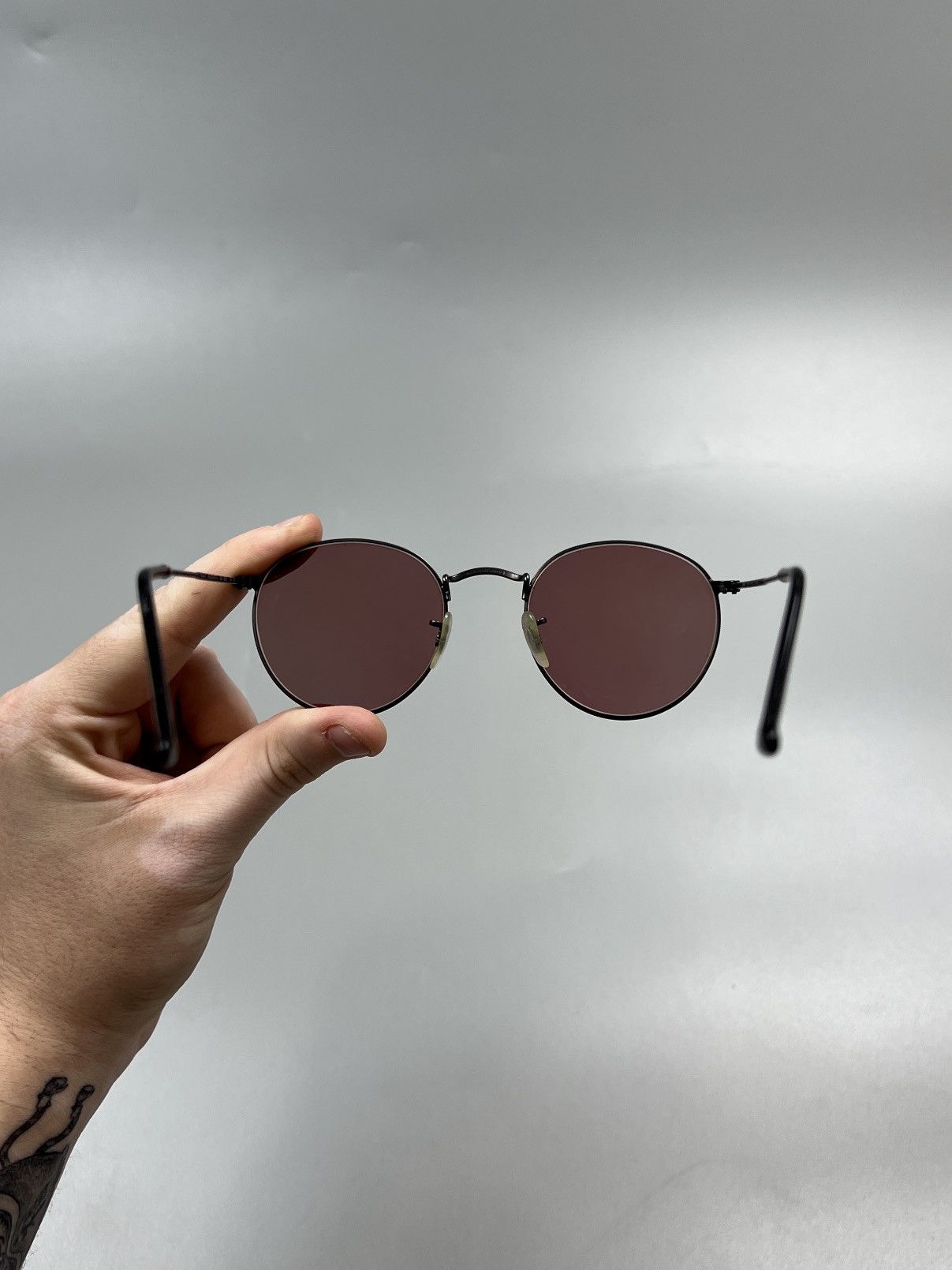 RayBan RayBan RB3447 Round Metal Frame Sunglasses (Y0607) Size ONE SIZE - 4 Thumbnail