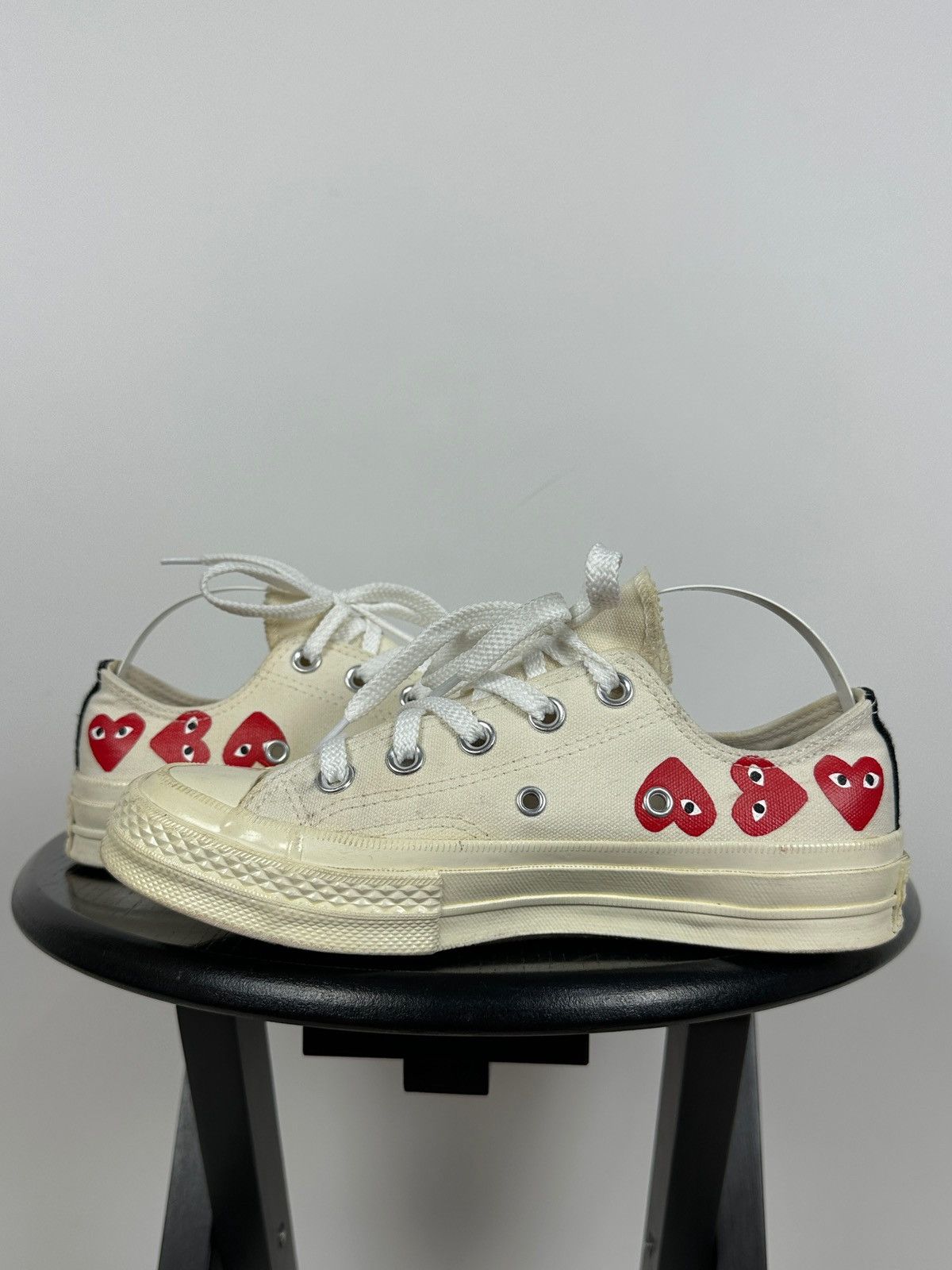 Comme des Garcons Comme Des Garçons x Chuck Taylor Converse All Star Low Top Size US 5 / IT 35 - 9 Thumbnail