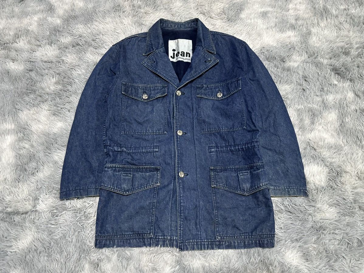 Issey Miyake 🔥Archived 80s Jean Of Plantation Issey Miyake Denim Jacket Size US XL / EU 56 / 4 - 1 Thumbnail