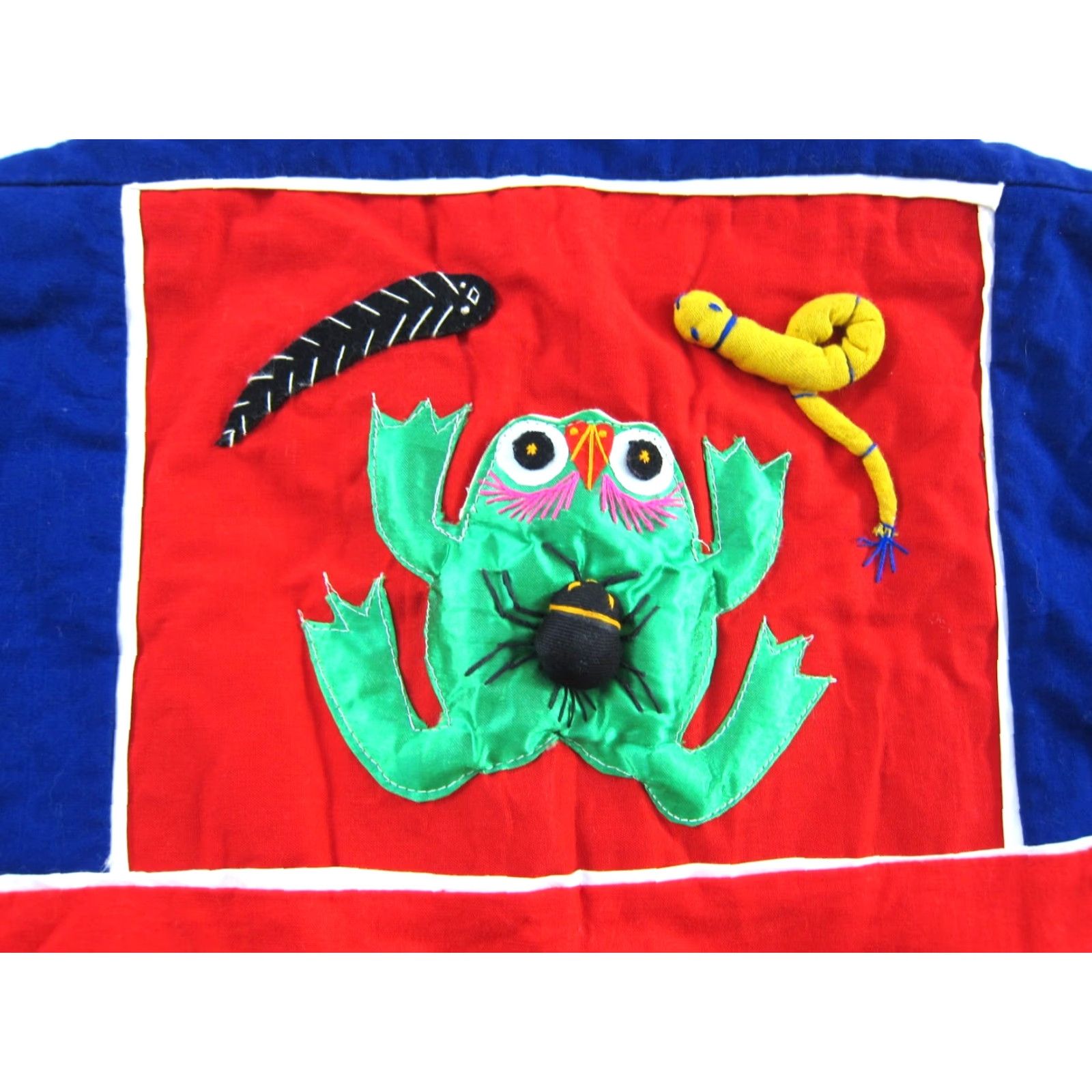 Vintage VINTAGE Asian Cotton Embroidered Patch Frog Flower Bird Dragon Vest Women M-L Size M / US 6-8 / IT 42-44 - 4 Thumbnail