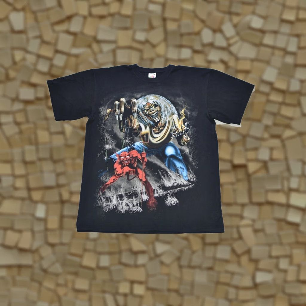 Fruit Of The Loom Rare Vintage Fruit of the Loom Iron Maiden Maiden England 2013 Tour T-Shirt Sz M Shirt Mens Black Sizes M 2013 Tour Iron Maiden Size US M / EU 48-50 / 2 - 1 Thumbnail