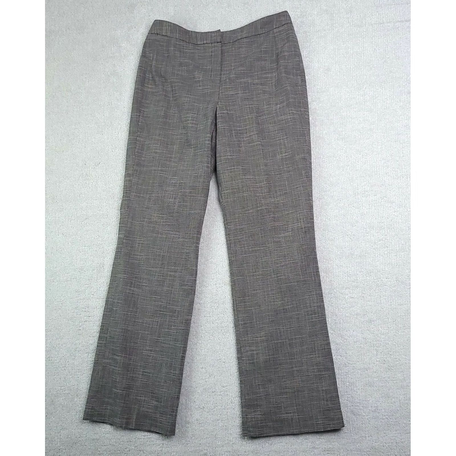 Vintage VINTAGE Larry Levine For Dress Barn Pants Women's 10 Gray Straight Leg Hook & Eye Dress Pants Womens 10 Gray Straight Leg Mens? Size 32" / US 10 / IT 46 - 2 Thumbnail