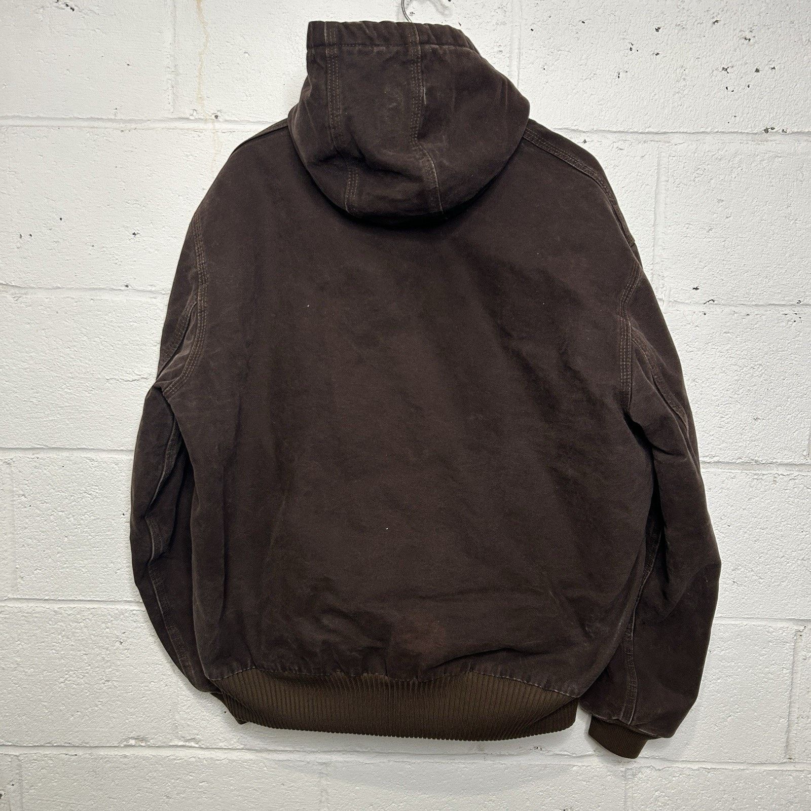 Carhartt Vintage Carhartt Hooded Active Jacket “Dark Brown” J130 DKB Size US L / EU 52-54 / 3 - 2 Thumbnail