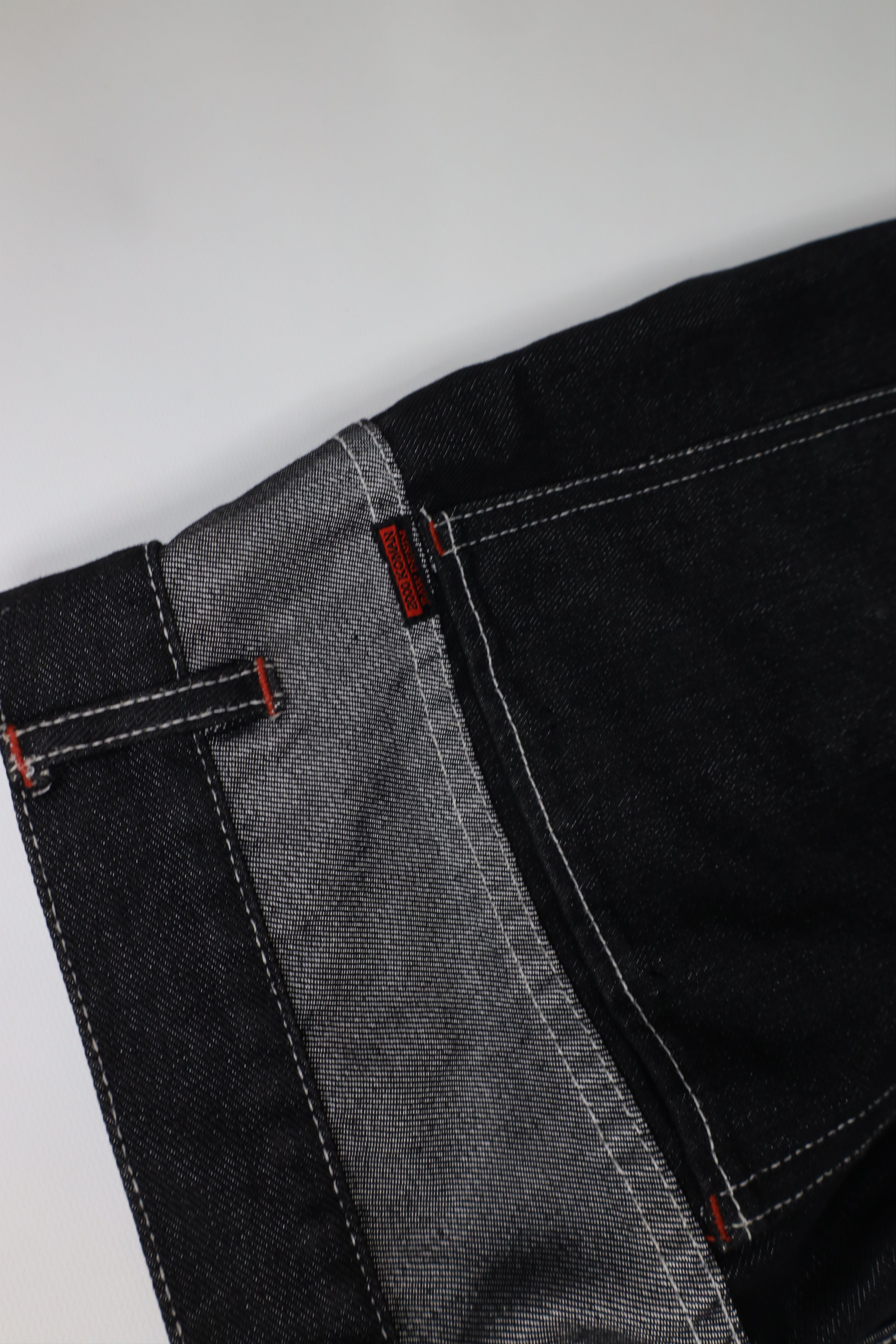 Vintage Vintage 90s Y2K Streetwear Block Double Knee Wide Leg Jeans Size US 36 / EU 52 - 14 Thumbnail