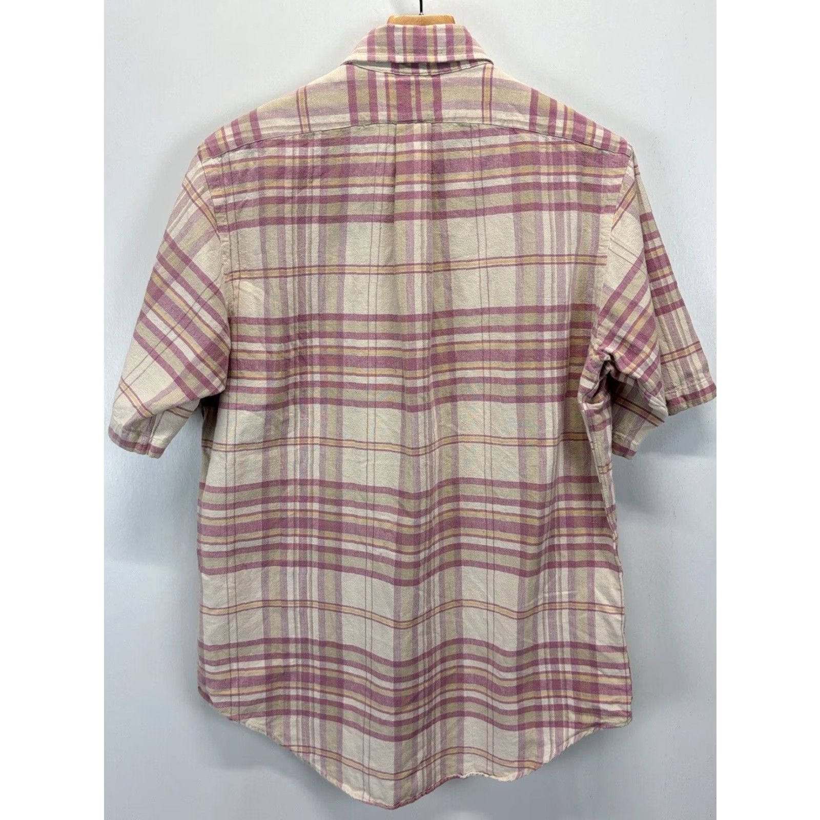 Ralph Lauren Ralph Lauren Plaid Mens Medium Shirt Extra Large XL Pink Short Sleeve Size US M / EU 48-50 / 2 - 3 Thumbnail