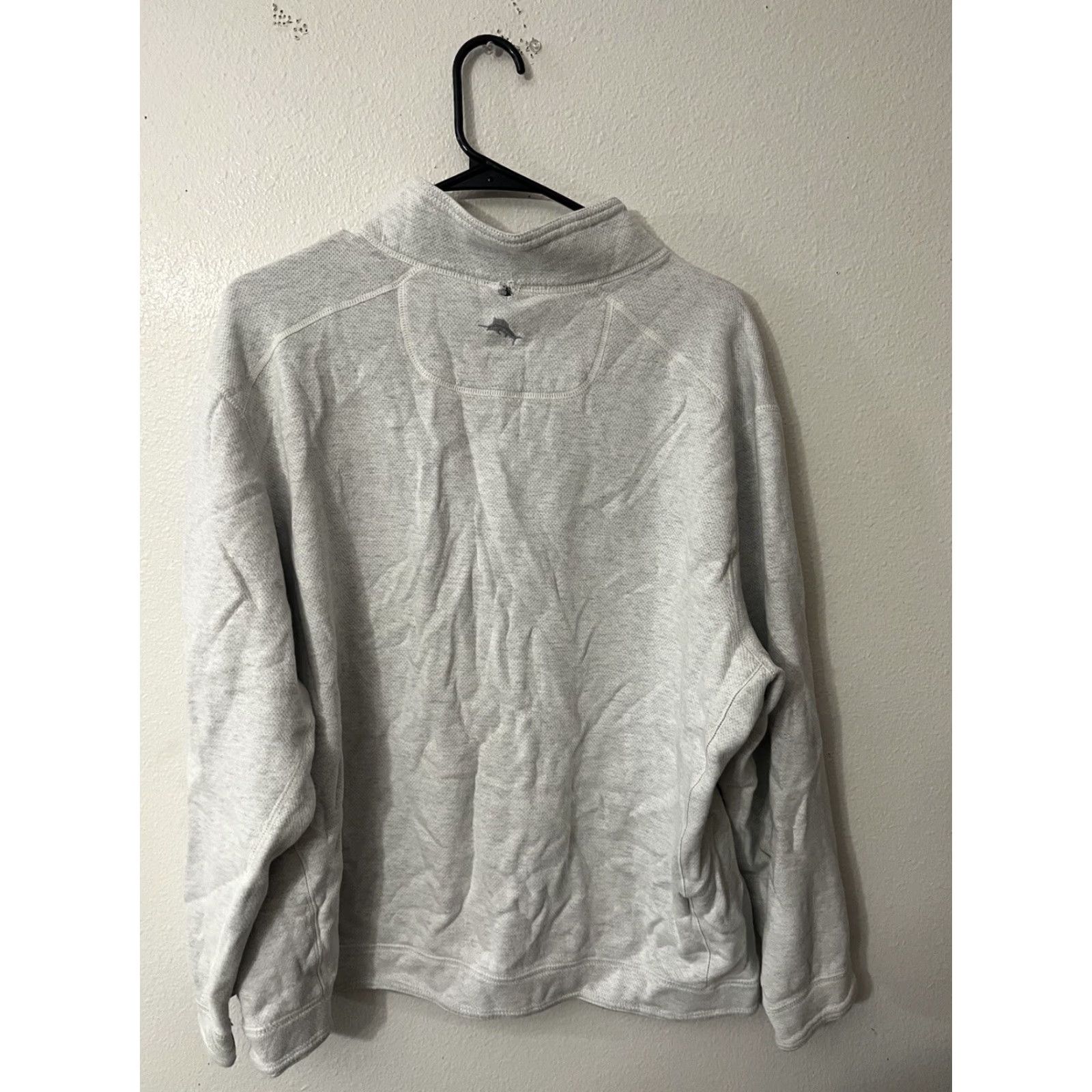 Tommy Bahama Tommy Bahama Sweater Men Large 1/4 Zip Pullover Long Sleeve Gray Cotton Size US L / EU 52-54 / 3 - 2 Thumbnail