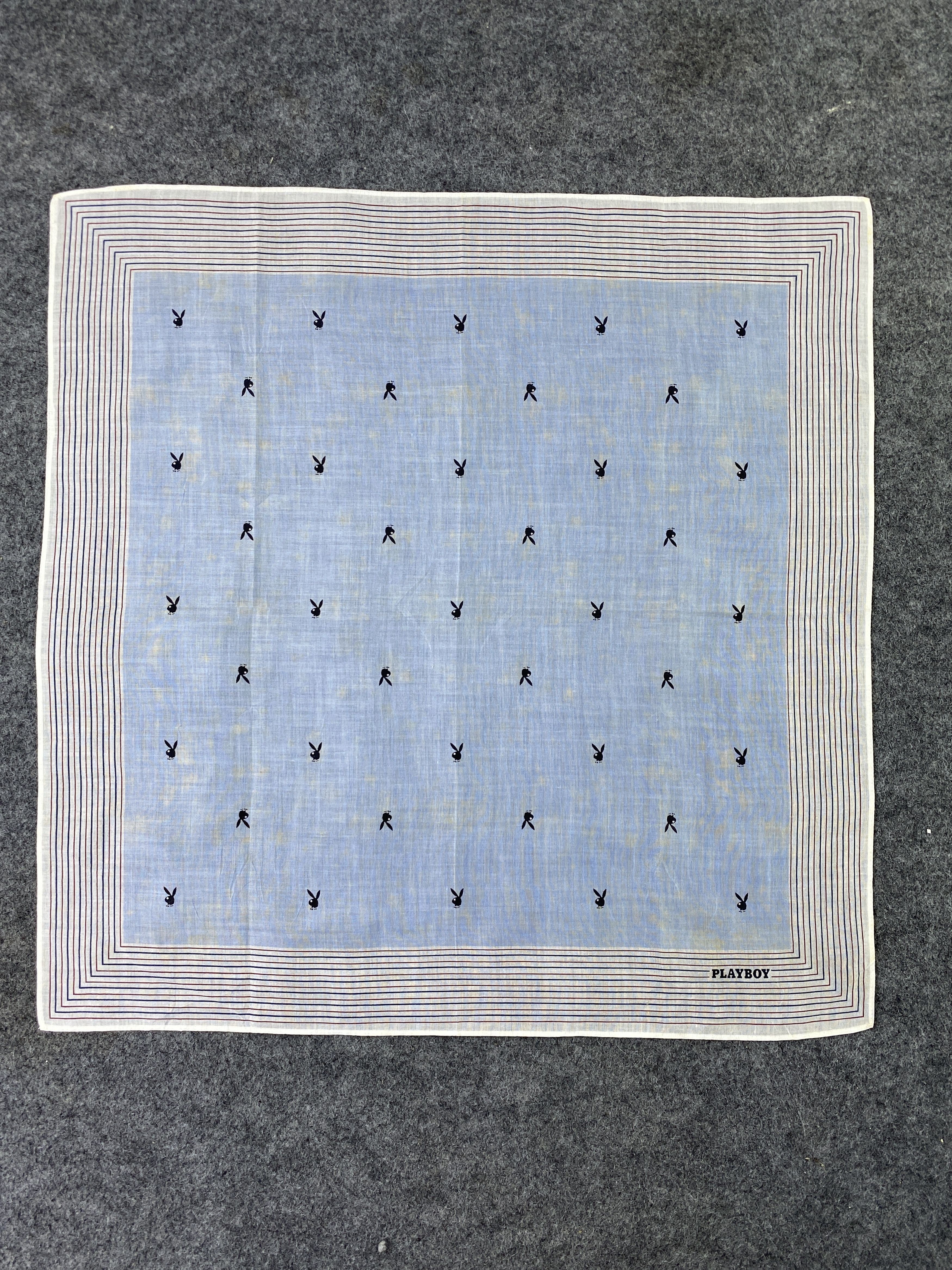 Playboy Playboy Handkerchief / Bandana / Headscarf Monogram-B398 Size ONE SIZE - 3 Thumbnail