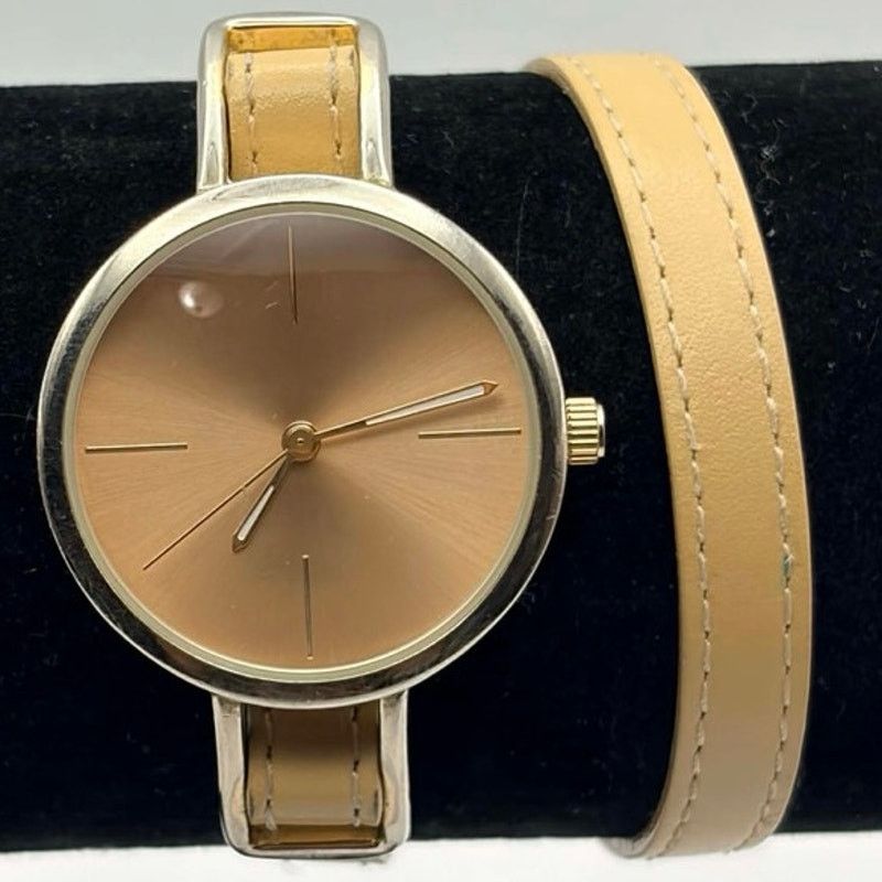 Other Tan & Silver Wrap Watch Size ONE SIZE - 1 Thumbnail