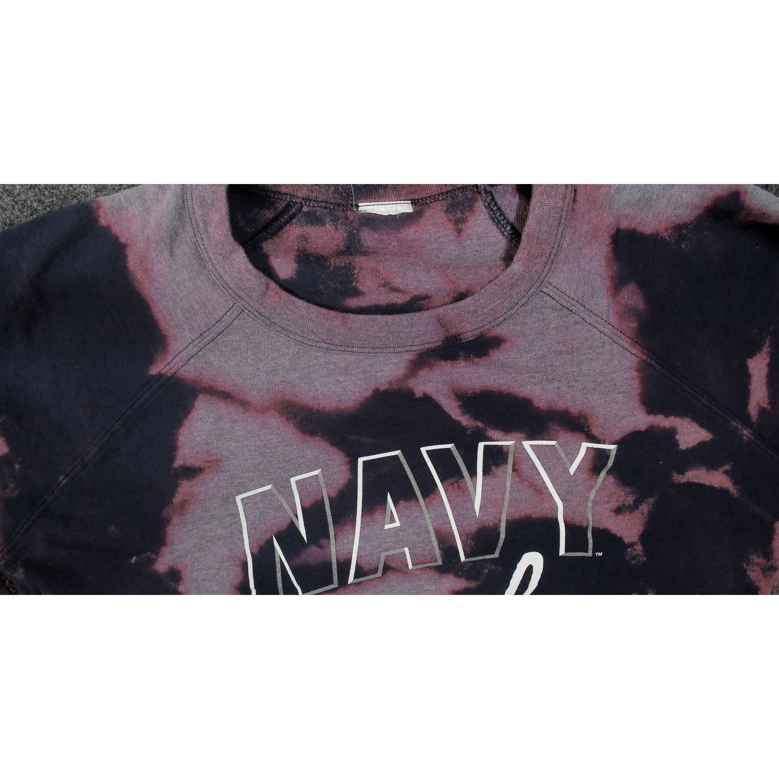 Vintage Vintage Y2K Bleached Raglan Oversized Boxy Tunic Sweatshirt Size S / US 4 / IT 40 - 9 Thumbnail
