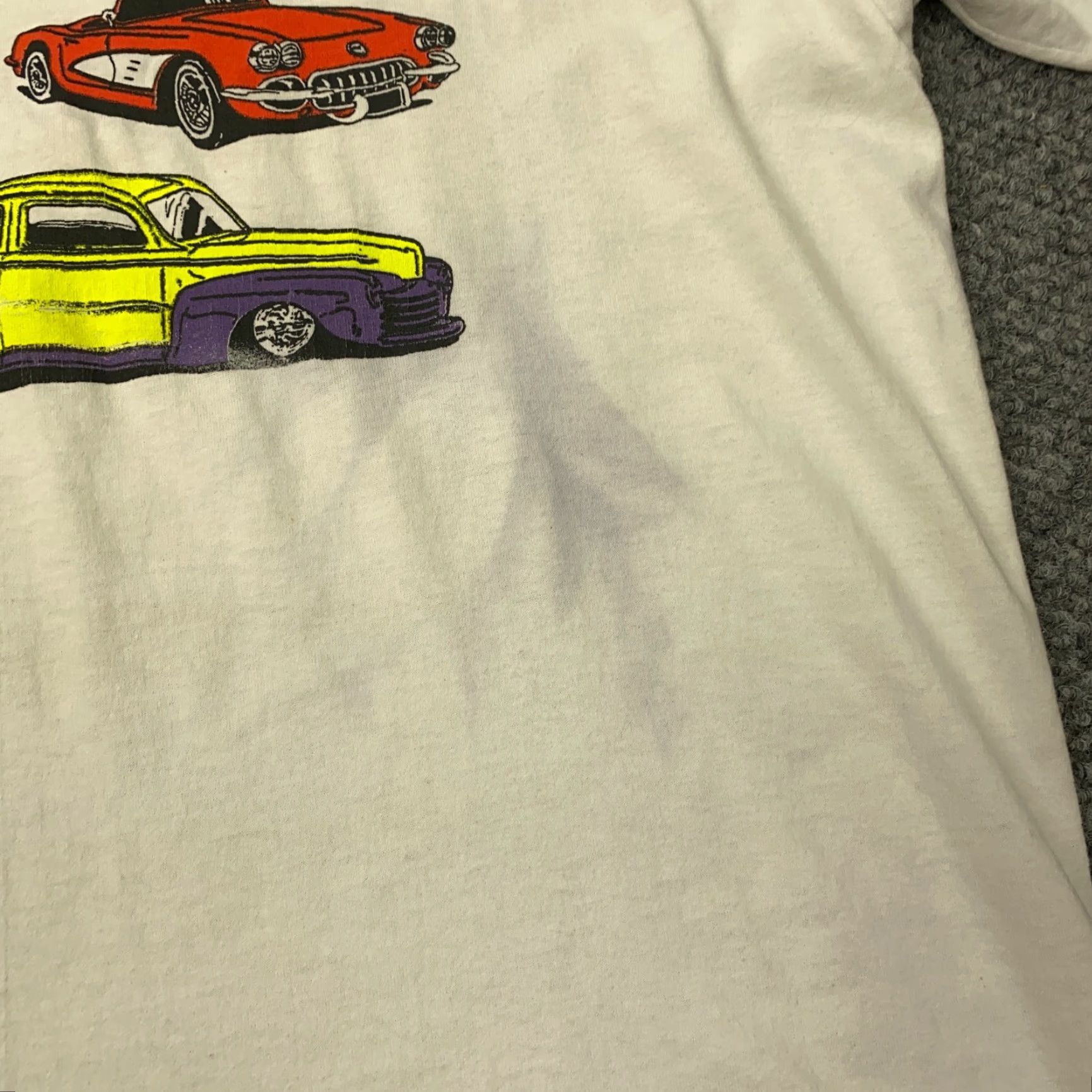 Hanes VINTAGE Hanes Shirt Mens XL White 80s DARE Valvoline Single Stitch Made In USA Cars Crew Neck Short Sleeve Cotton Polyester Jersey Classic Size US XL / EU 56 / 4 - 3 Thumbnail