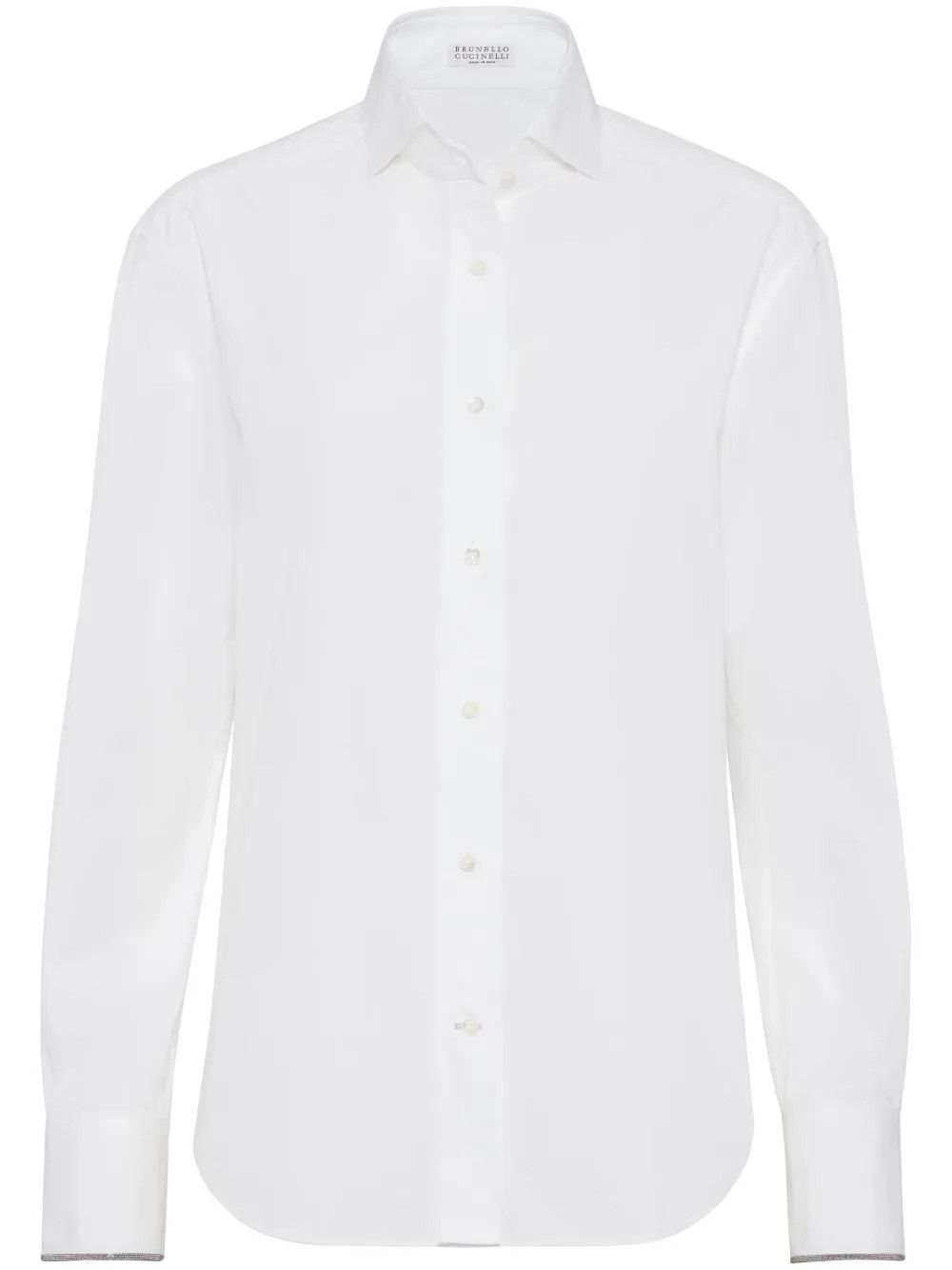 Brunello Cucinelli o1w1db10825 Blouse in White Size M / US 6-8 / IT 42-44 - 1 Thumbnail