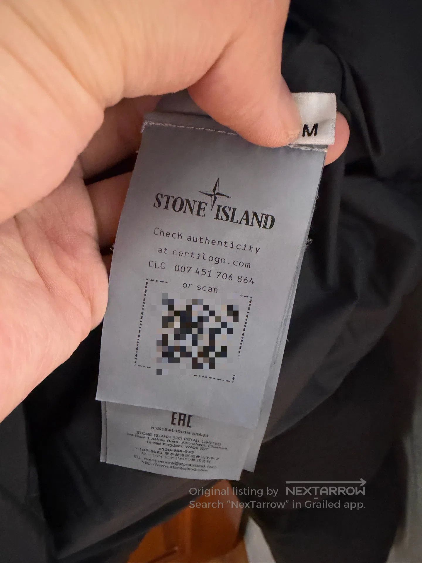Stone Island STONE ISLAND Black Stand Collar Down Jacket| Size US M / EU 48-50 / 2 - 4 Thumbnail