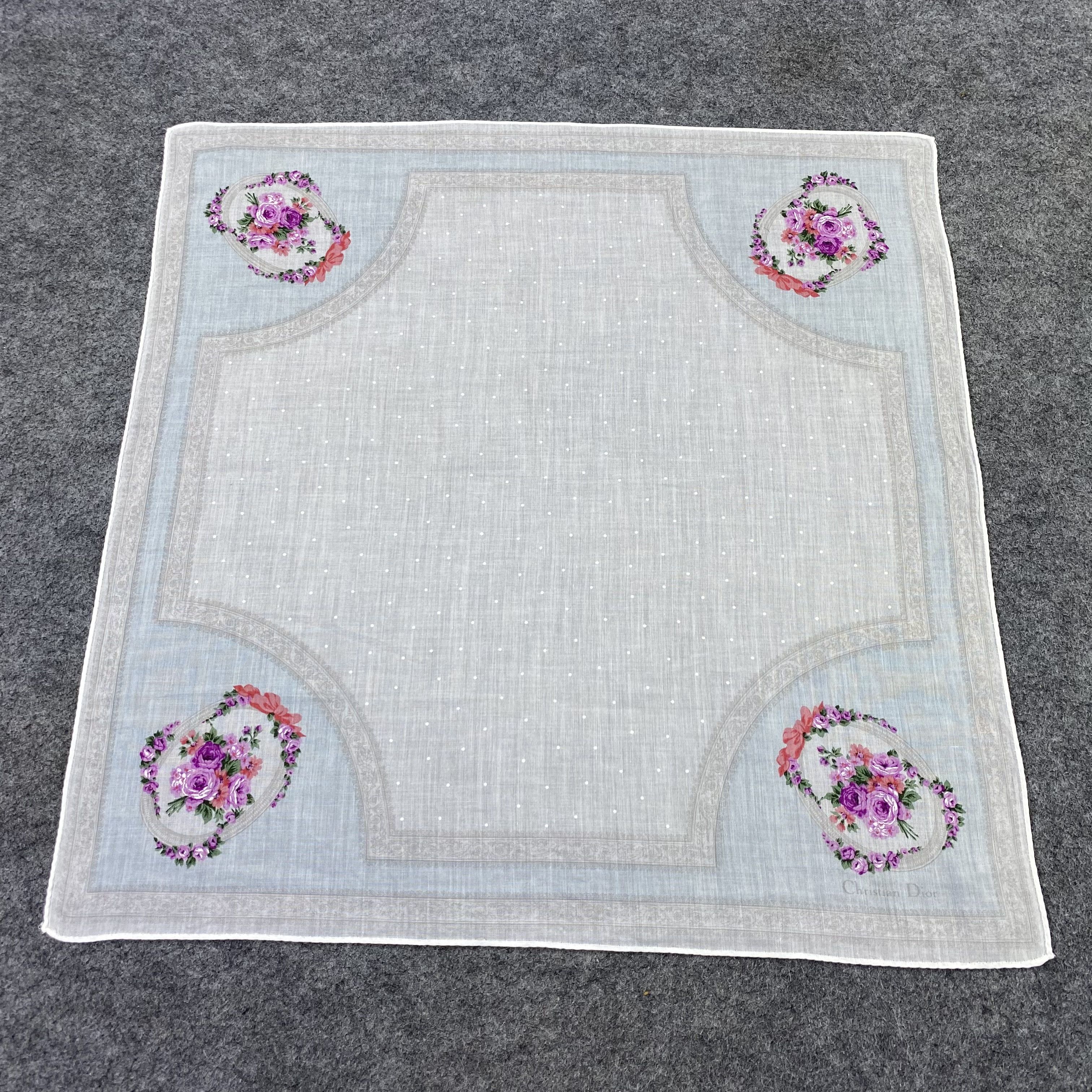 Designer Christian Dior Handkerchief / Bandana / Neckerchief-B1539 Size ONE SIZE - 3 Thumbnail