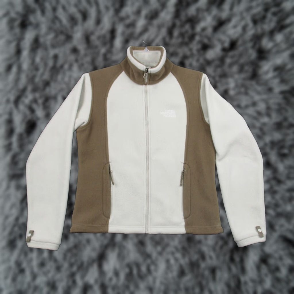 The North Face VINTAGE The North Face Denali Polartec Womens Jacket Small Fleece Full Zip Beige Size S / US 4 / IT 40 - 1 Thumbnail