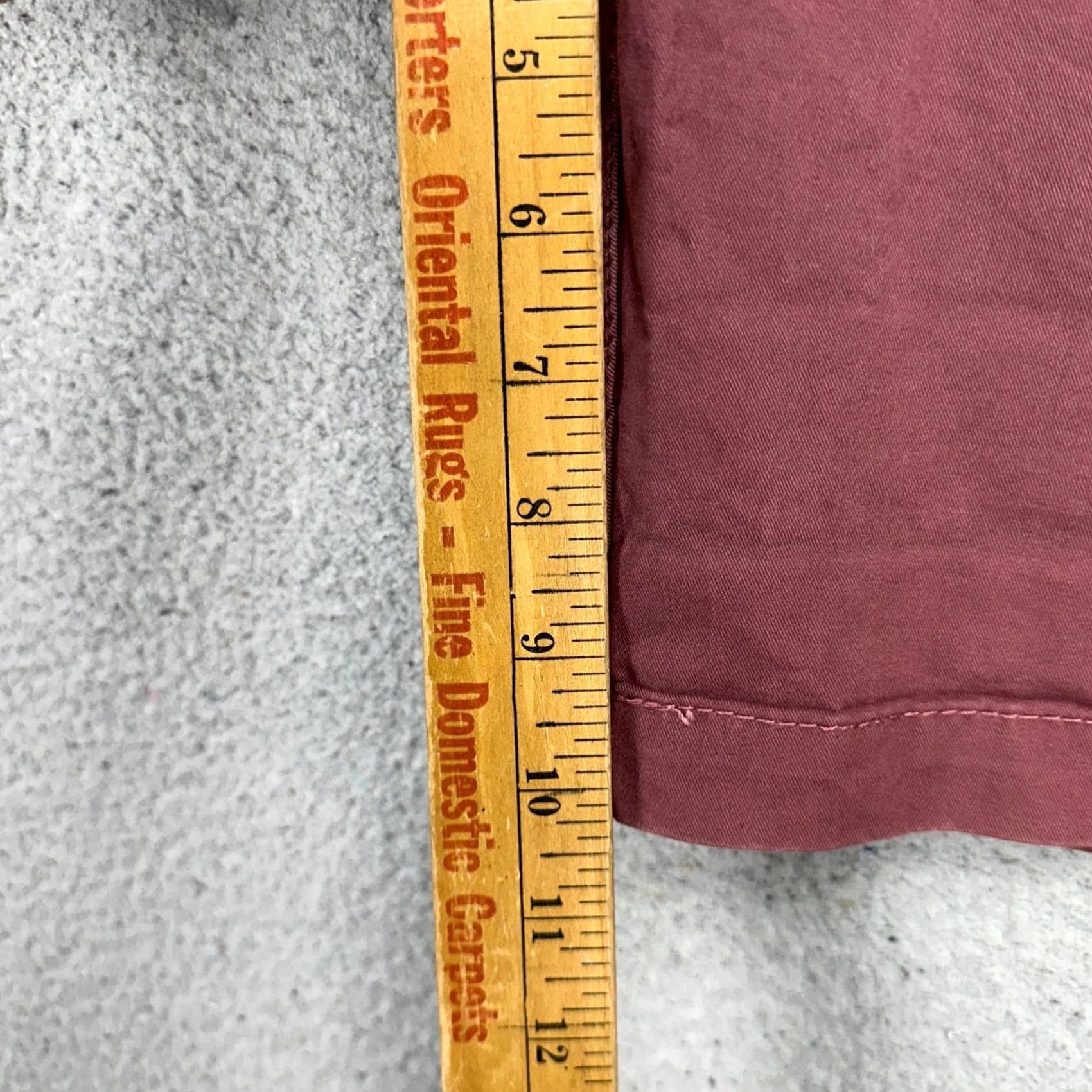 Aeropostale Aeropostale Mens Khakis Shorts 30 Maroon Flat Front Stretch Pockets Casual Chino Shirt? Size US 30 / EU 46 - 6 Thumbnail
