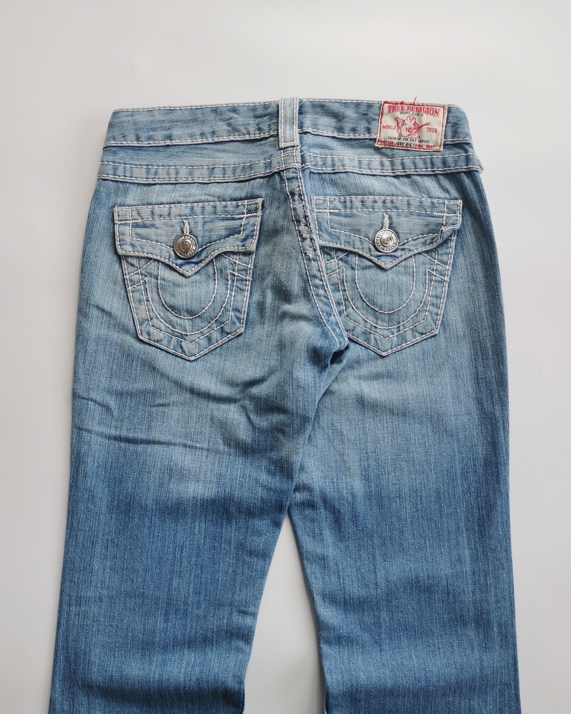 True Religion Vintage TRUE RELIGION American Japanese Style Bootcut Jeans Size 27" / US 4 / IT 40 - 8 Thumbnail