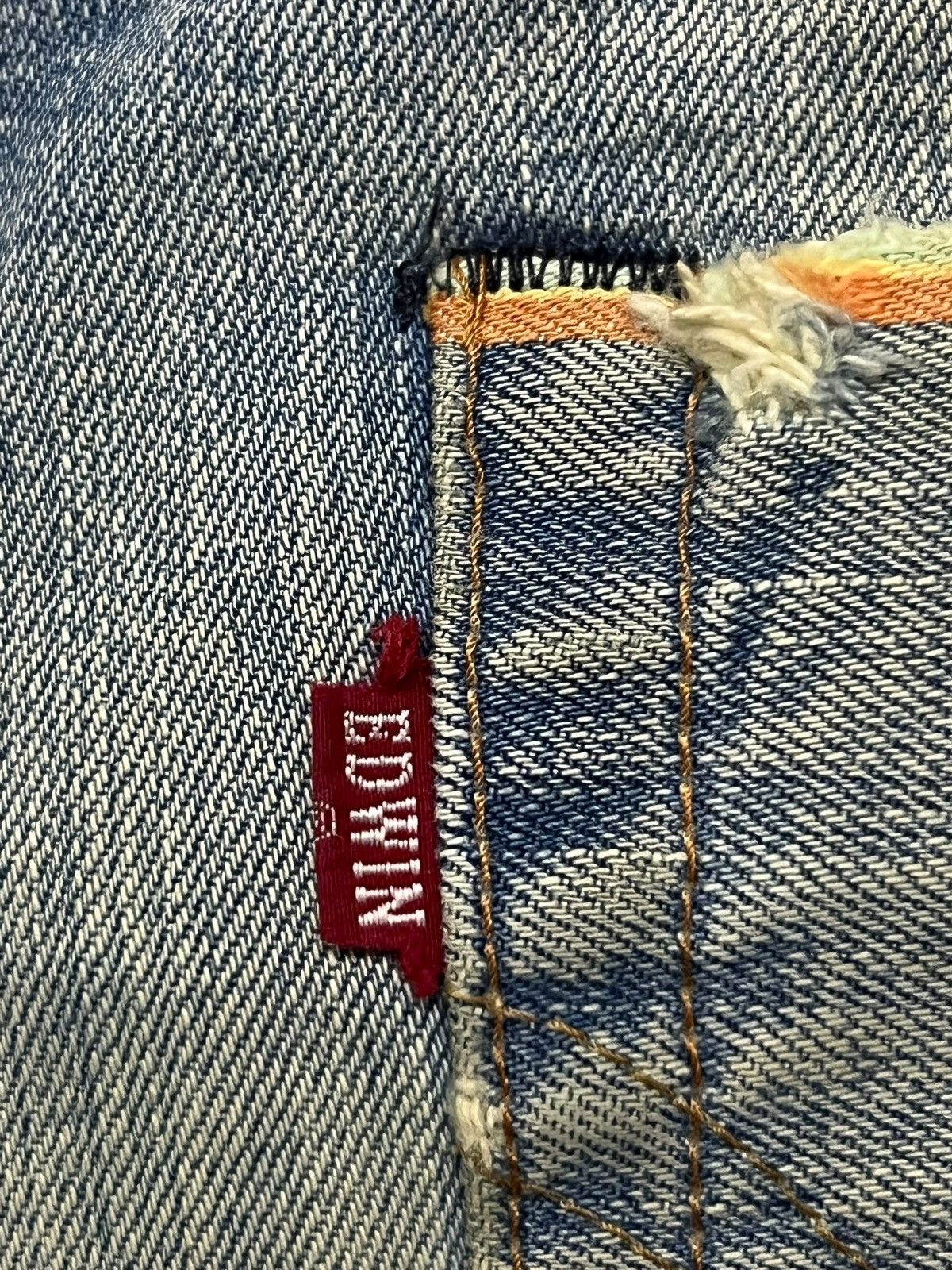 Edwin Vintage Edwin 505s Selvedge Denim Japan - Distressed Denim Size US 28 / EU 44 - 13 Thumbnail