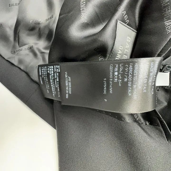 Balenciaga Balenciaga Black Long Sleeve Casual Suit Jacket 0079-2507 Size US S / EU 44-46 / 1 - 3 Thumbnail