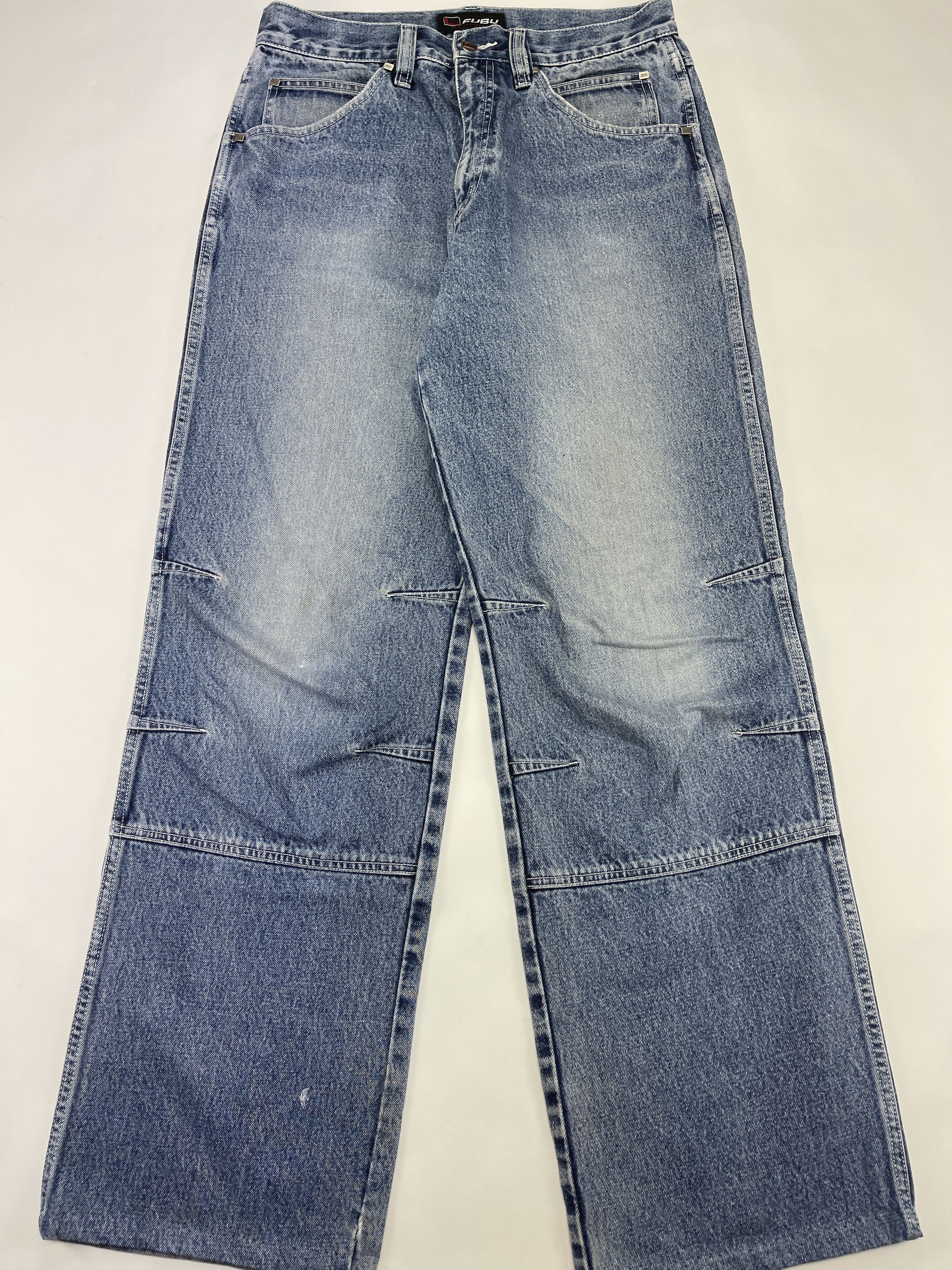 Fubu FUBU jeans, vintage baggy jeans, 90s hip hop skater Y2K 34 Size US 34 / EU 50 - 6 Thumbnail