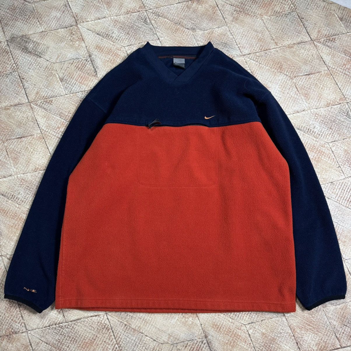Nike × Nike ACG × Vintage Vintage Nike Fleece Sweatshirt ACG style Polar y2k winter Size US L / EU 52-54 / 3 - 1 Thumbnail