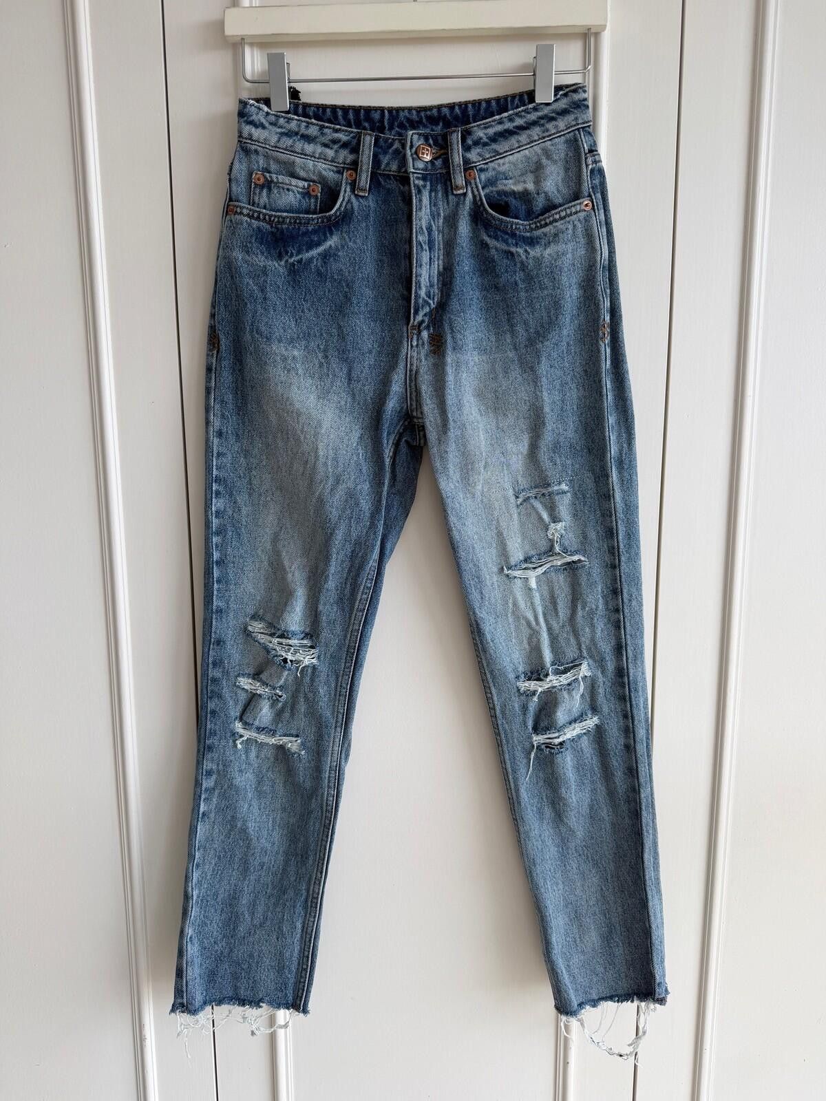 Ksubi new ksubi womens denim jeans nine o trashed blue 25 7 Size 25" / US 0 / IT 36 - 2 Thumbnail