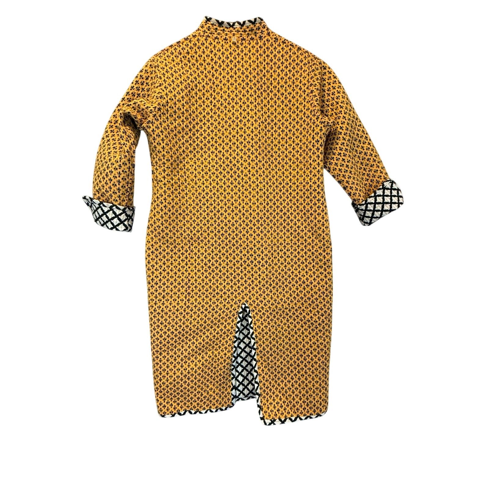 Other African Reversible Quilted Long Duster Overcoat Trench Coat Size M / US 6-8 / IT 42-44 - 7 Thumbnail