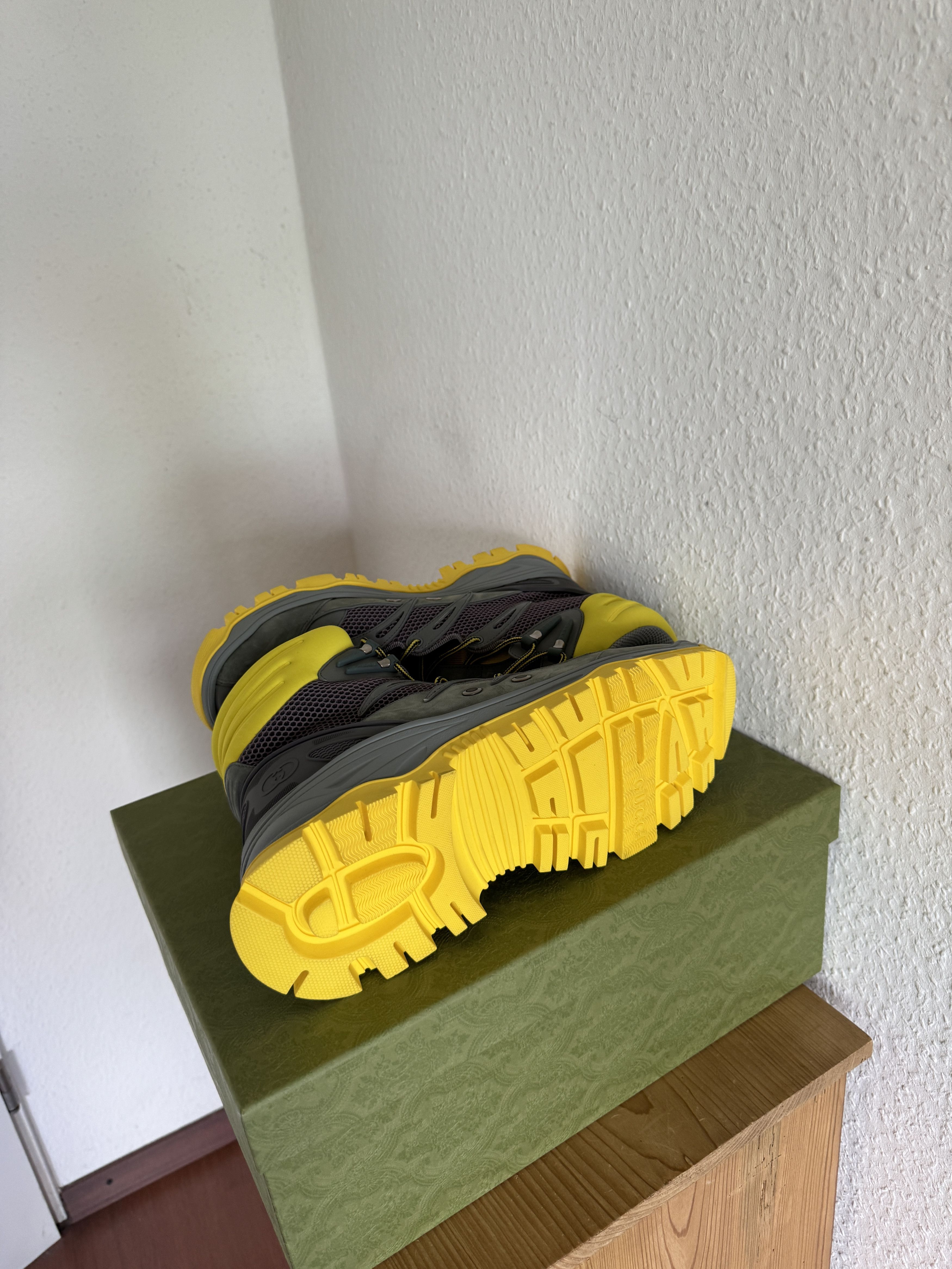 Gucci Buhl Hiking Boots Yellow Grey-Lilac Size US 13 / EU 46 - 9 Thumbnail