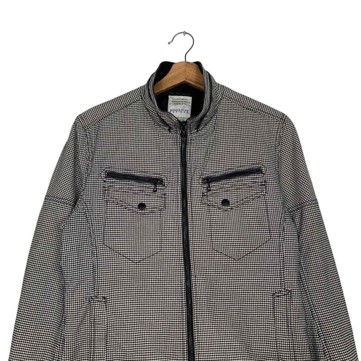 Nicole Club Nicole Club For Men Herringbone Jacket Size US M / EU 48-50 / 2 - 2 Thumbnail