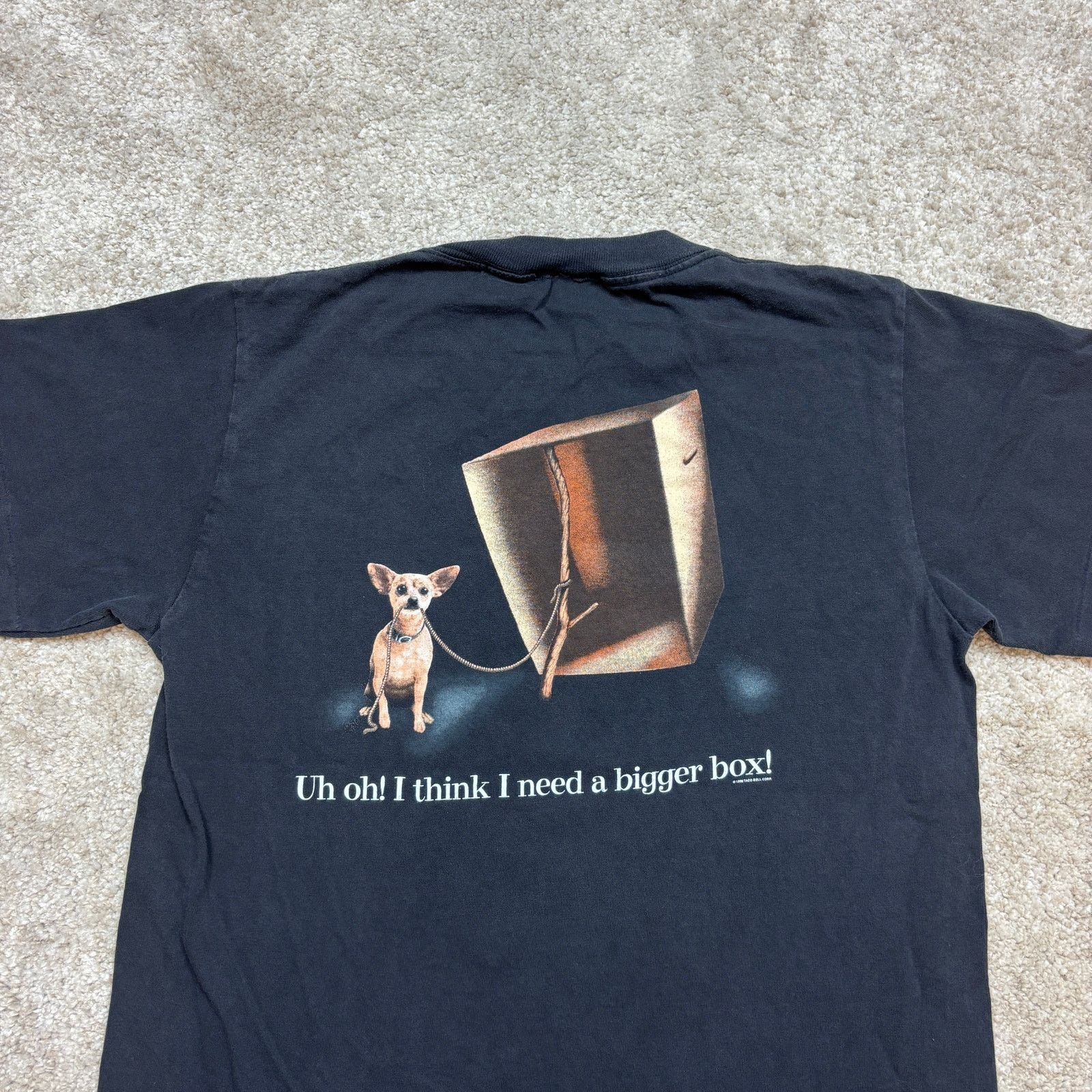 Vintage Vintage 90s Taco Bell Chihuahua Lizard Trap Shirt Men's M Size US M / EU 48-50 / 2 - 4 Thumbnail