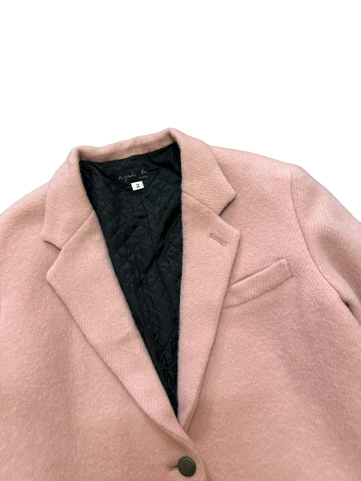 agnes b. Agnes B. wool jacket pink Size M / US 6-8 / IT 42-44 - 2 Thumbnail
