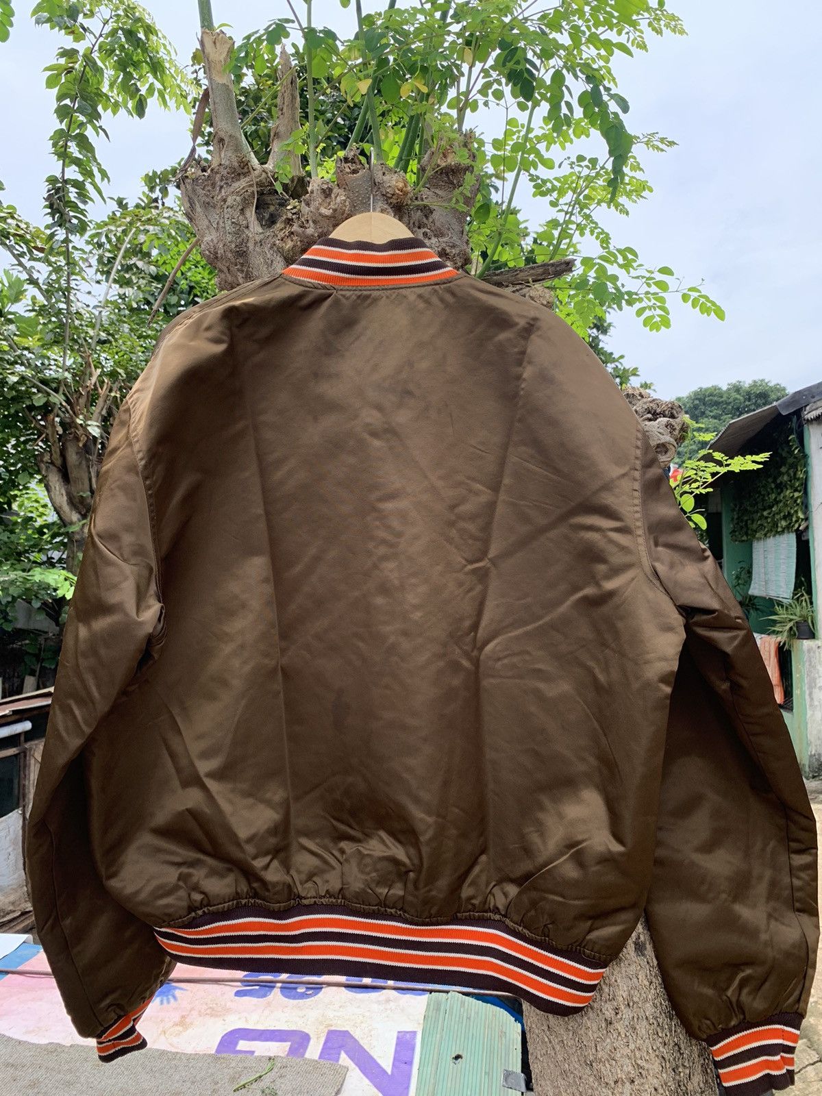 Starter × Vintage STARTER VARSITY JACKET BROWNS Size US XXL / EU 58 / 5 - 3 Thumbnail