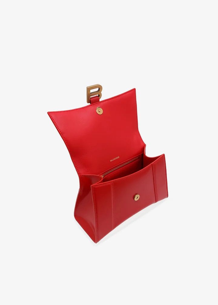 Balenciaga o1srvl11e0426 Size: OS / Hourglass Small Handbag Box in Red Size ONE SIZE - 3 Thumbnail