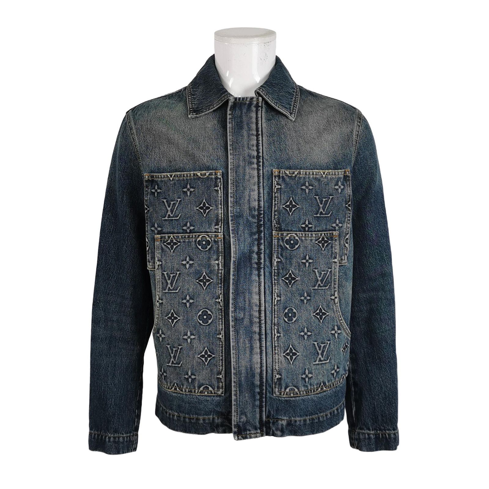 Louis Vuitton Louis Vuitton Monogram Denim Jacket 46 Size US S / EU 44-46 / 1 - 1 Thumbnail