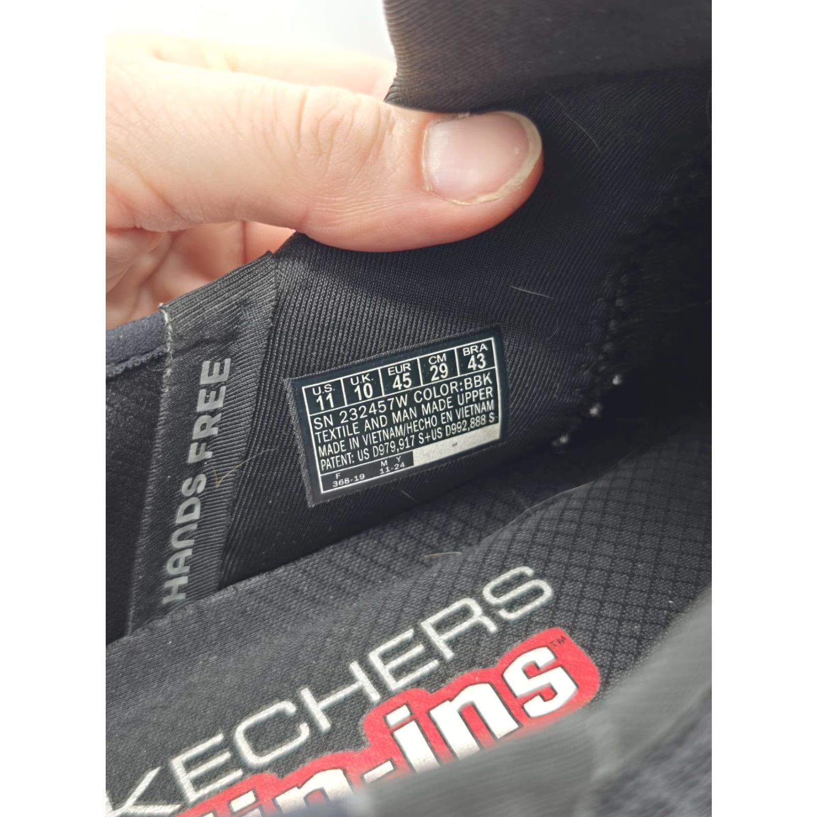 SKECHERS SKECHERS Man's Athleisure High Top Hands Free Slip Summits Black Sz 11 M Athletic Shoes Size US 11 / EU 44 - 7 Thumbnail