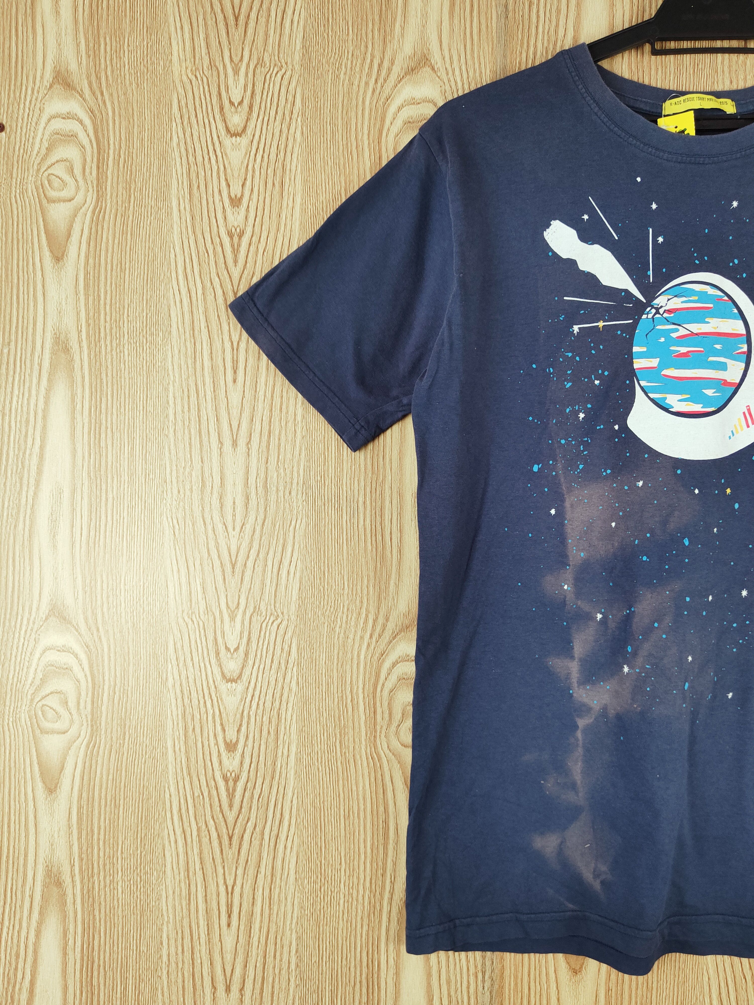 Japanese Brand × Vintage K-ADC Rescue Navy Faded Short Sleeve T-shirts #W048 Size US L / EU 52-54 / 3 - 3 Thumbnail