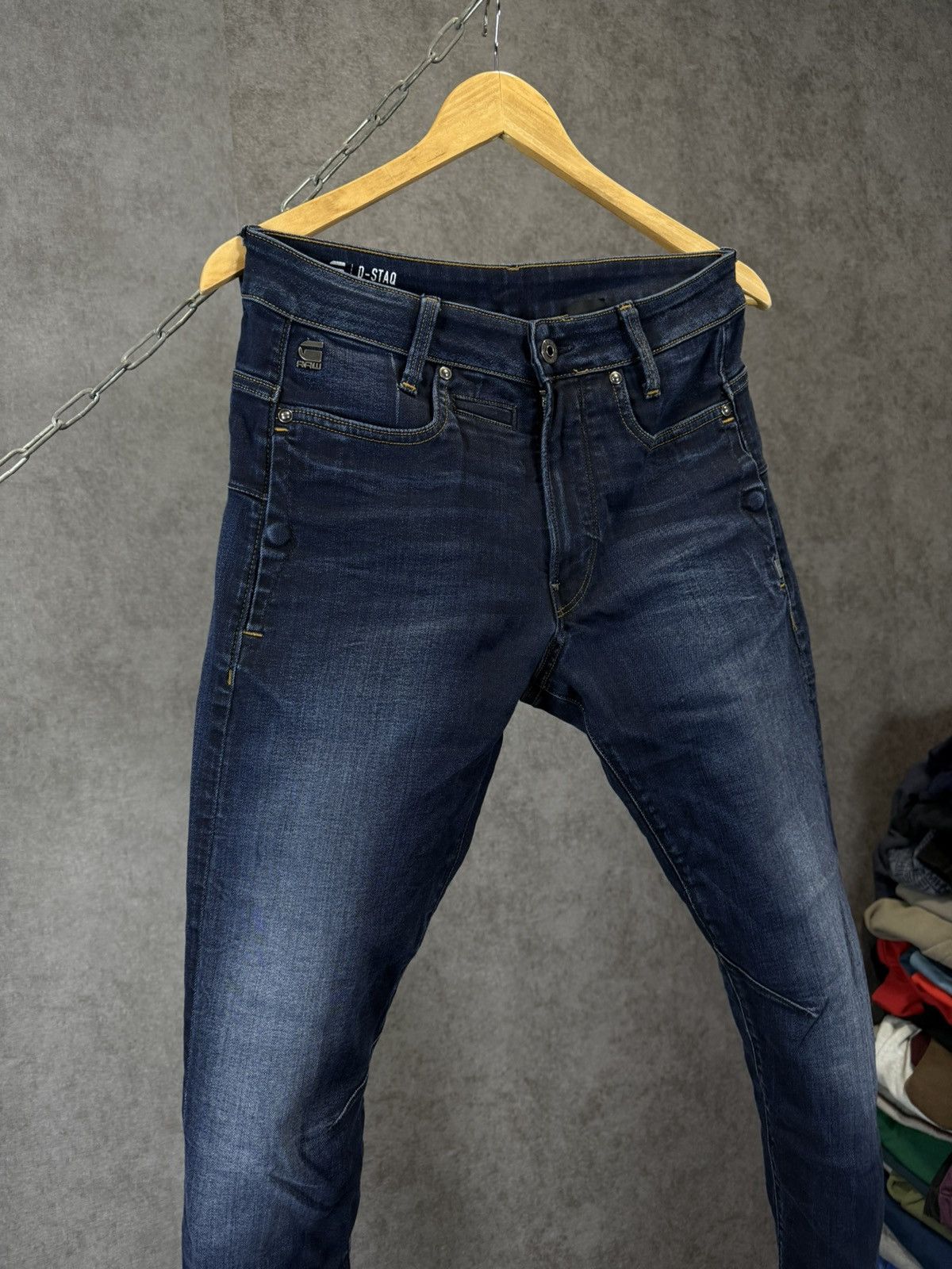 G-Star G Star Raw 3D designer asymmetric jeans Size US 29 - 3 Thumbnail