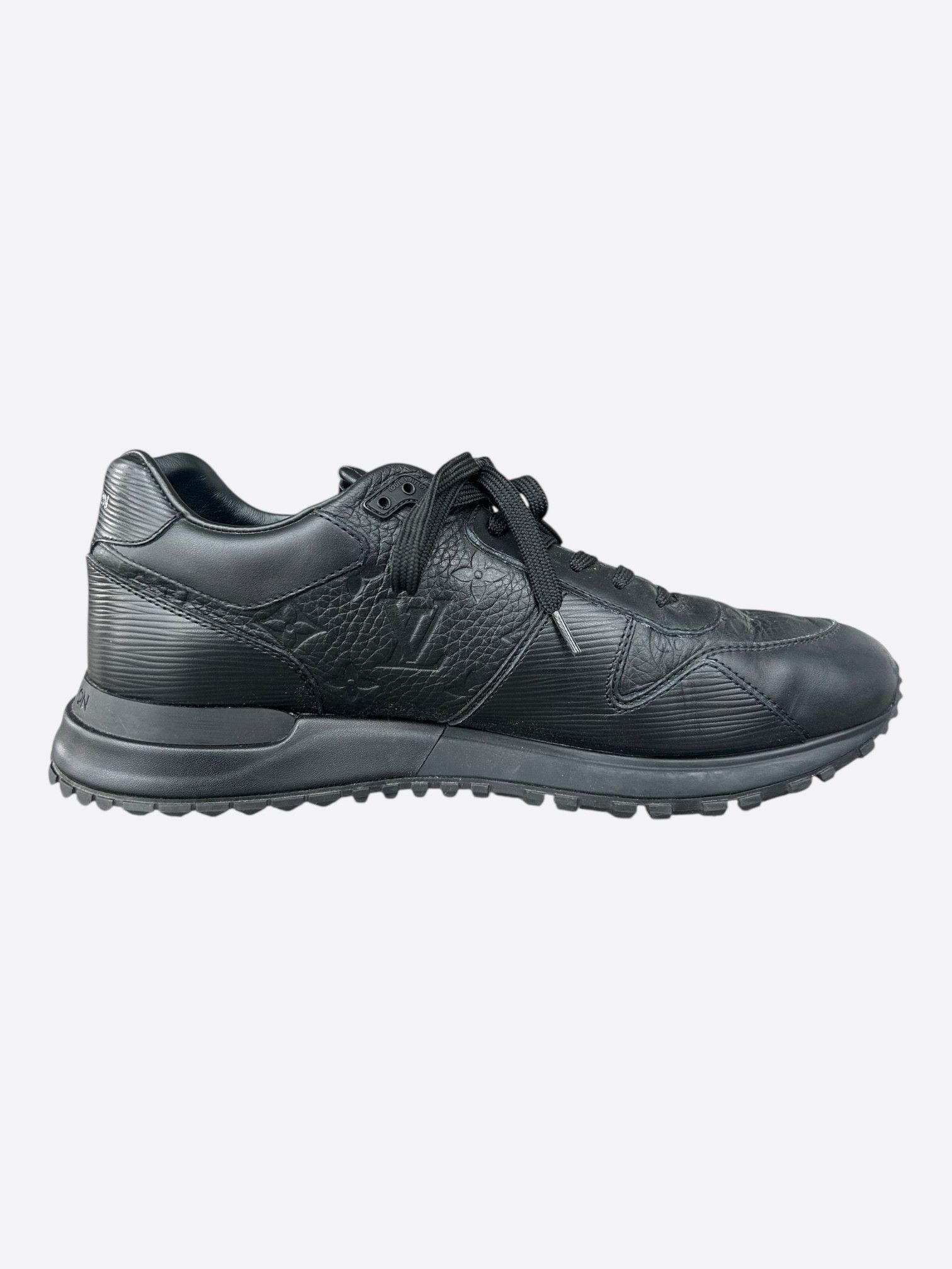 Louis Vuitton Louis Vuitton Black Monogram Taurillon Run Away Sneakers Size US 9 / EU 42 - 5 Thumbnail