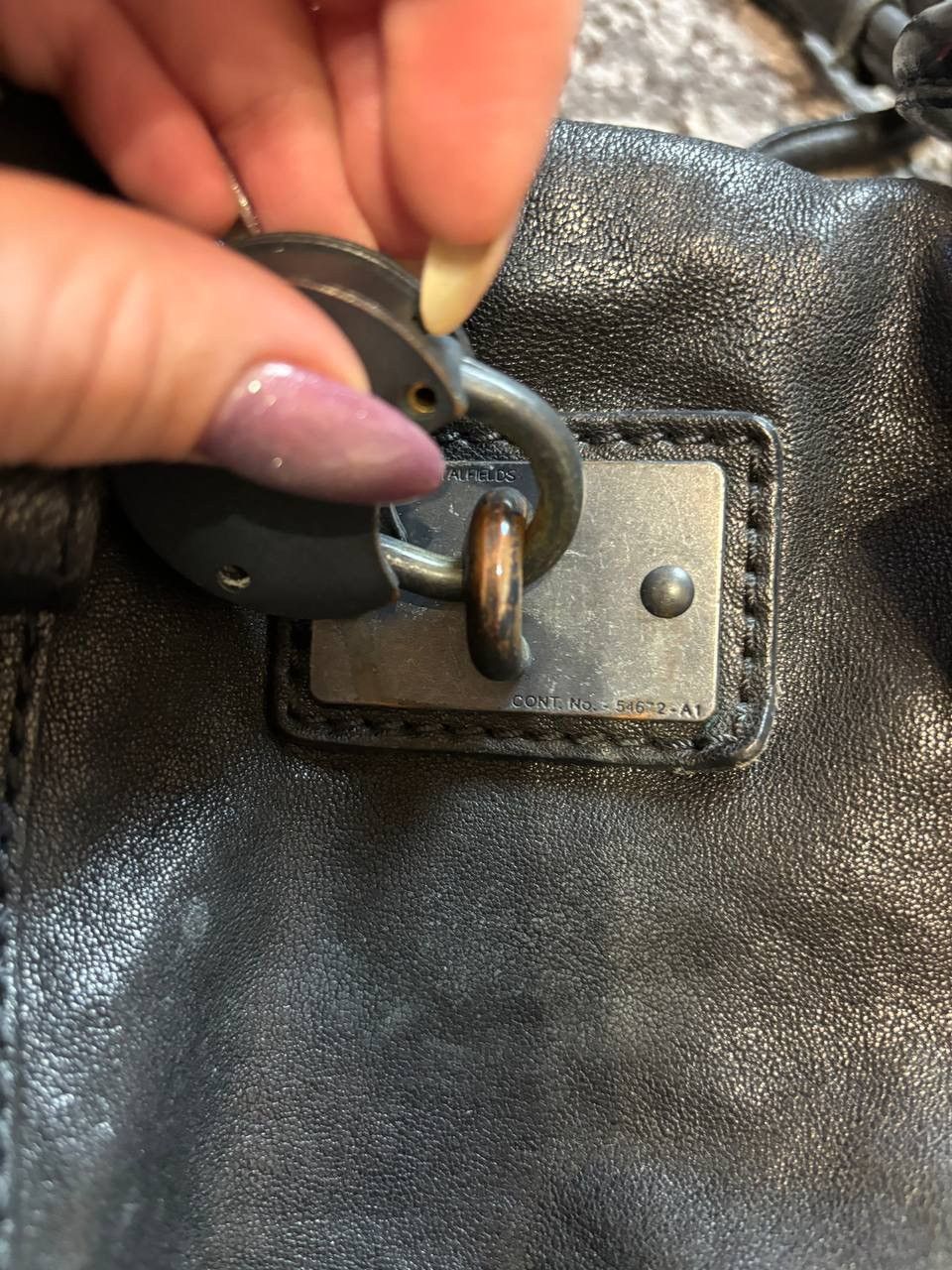 Allsaints × Vintage Vintage Y2K Allsaints Leather Archival Opium Shoulder Bag Size ONE SIZE - 9 Thumbnail