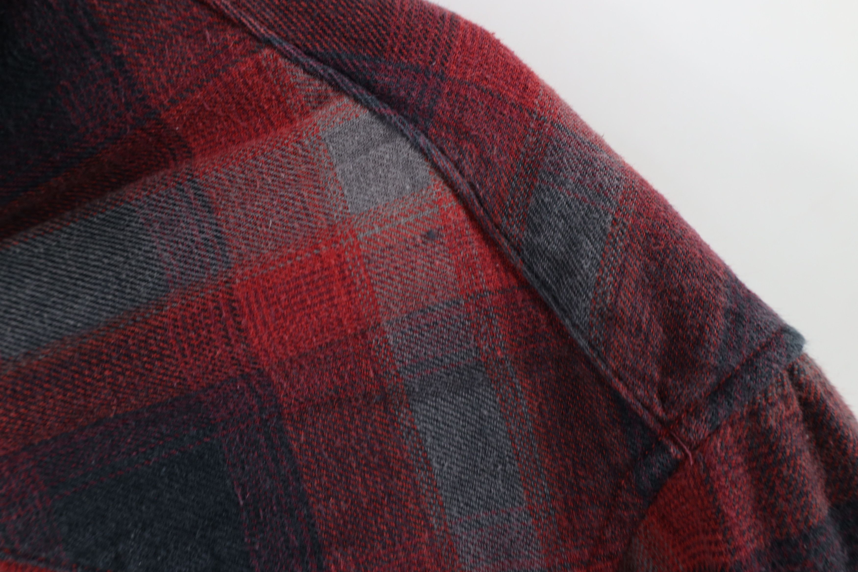 Vintage Vintage 90s Streetwear Flannel Western Shirt Jacket Shacket Size US XXL / EU 58 / 5 - 4 Thumbnail