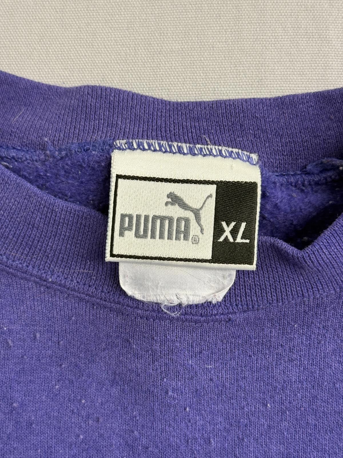 Puma Vintage Kansas State Wildcats Puma Purple Swetashirt Crew XL Size US XL / EU 56 / 4 - 2 Thumbnail