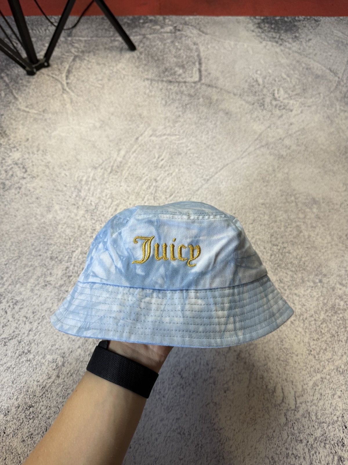 Juicy Couture Juicy Couture Bucket Hat Cap Blue JC Y2K Size ONE SIZE - 1 Thumbnail