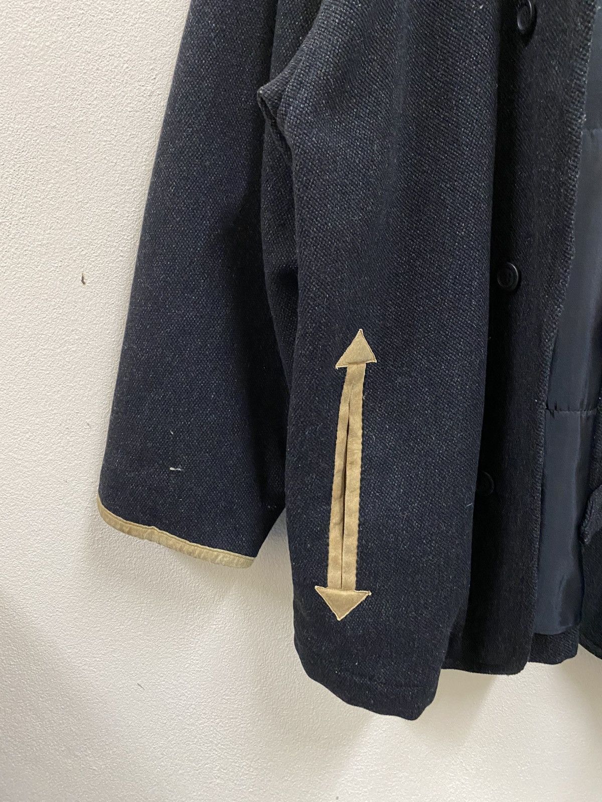 Vintage Vintage Jean Charles Duffle Wool Jacket Black Size US L / EU 52-54 / 3 - 6 Thumbnail
