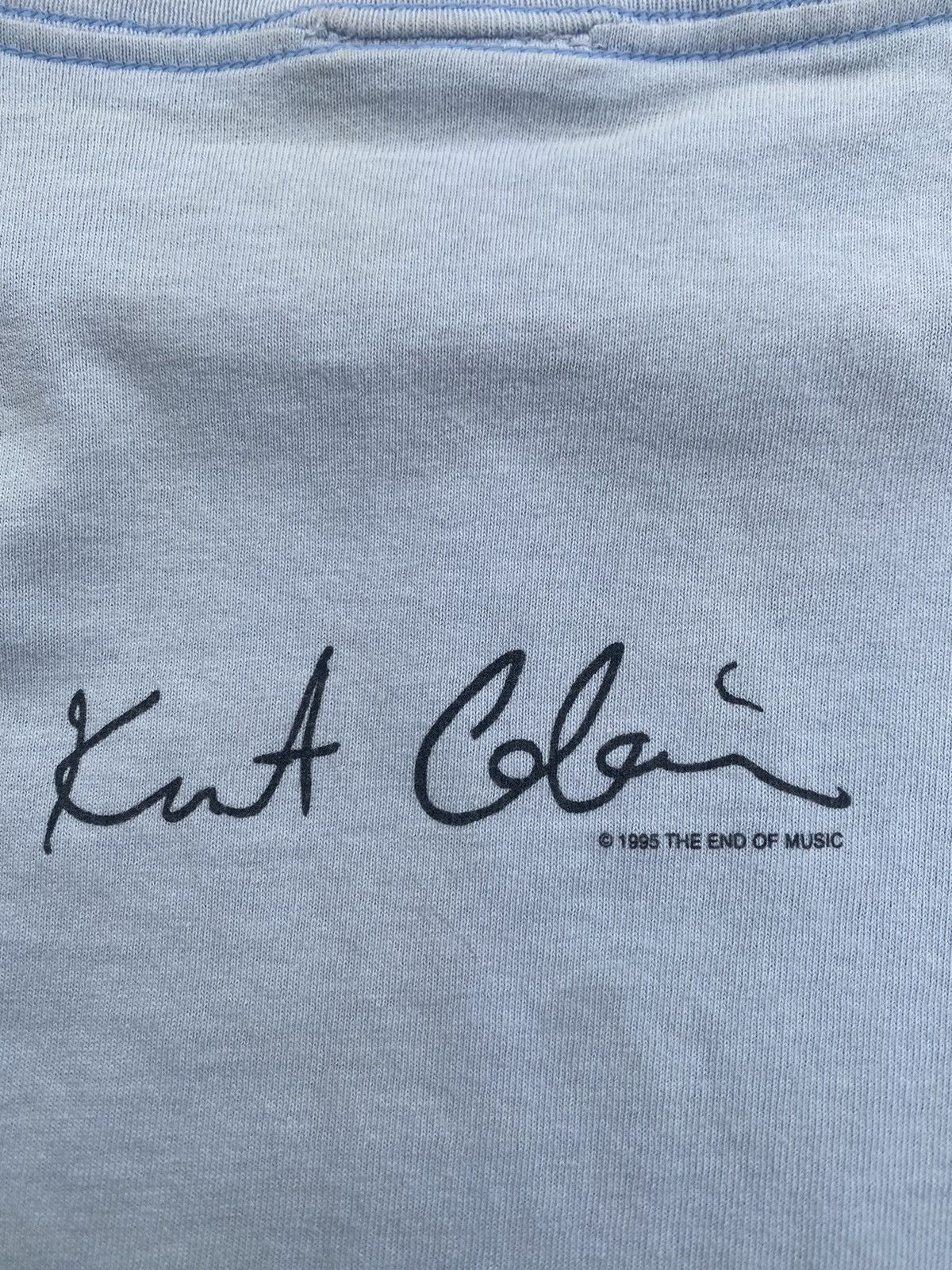 Band Tees Rare Vintage Kurt Cobain 1998 “The End of the Music” Tshirt Size US L / EU 52-54 / 3 - 25 Thumbnail