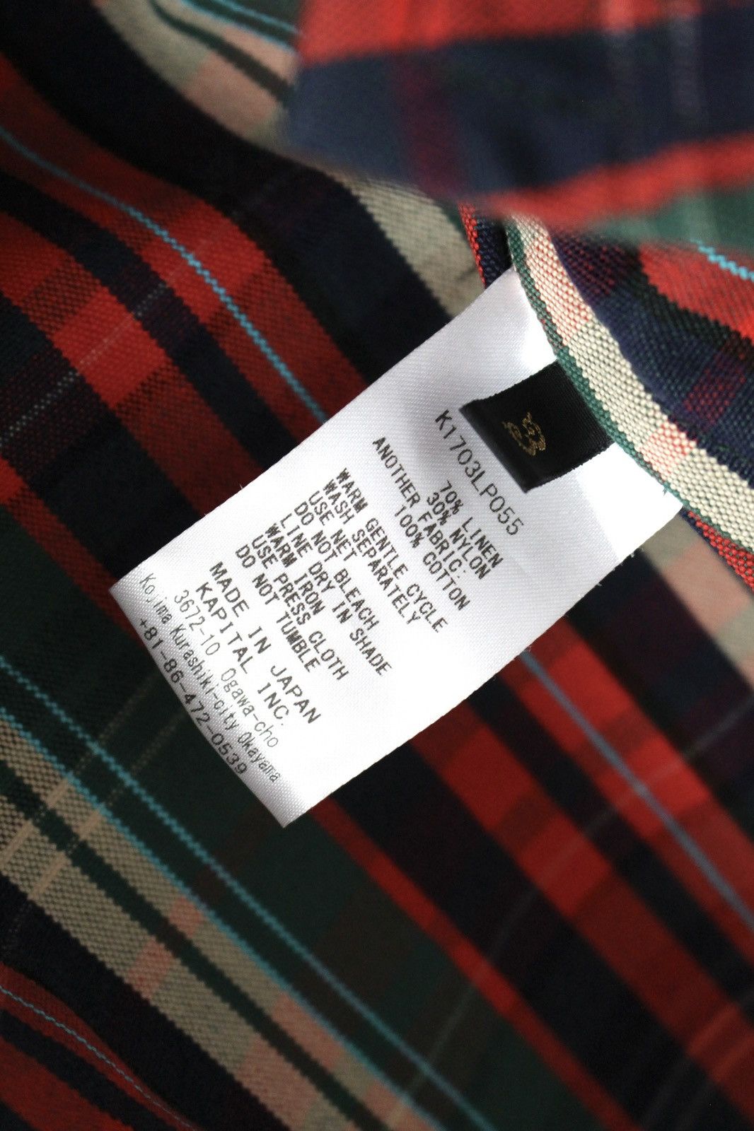 Kapital SS2018 KAPITAL KOUNTRY CHECK NAVAJO LEATHER & STUDDED JACKET Size US L / EU 52-54 / 3 - 11 Thumbnail