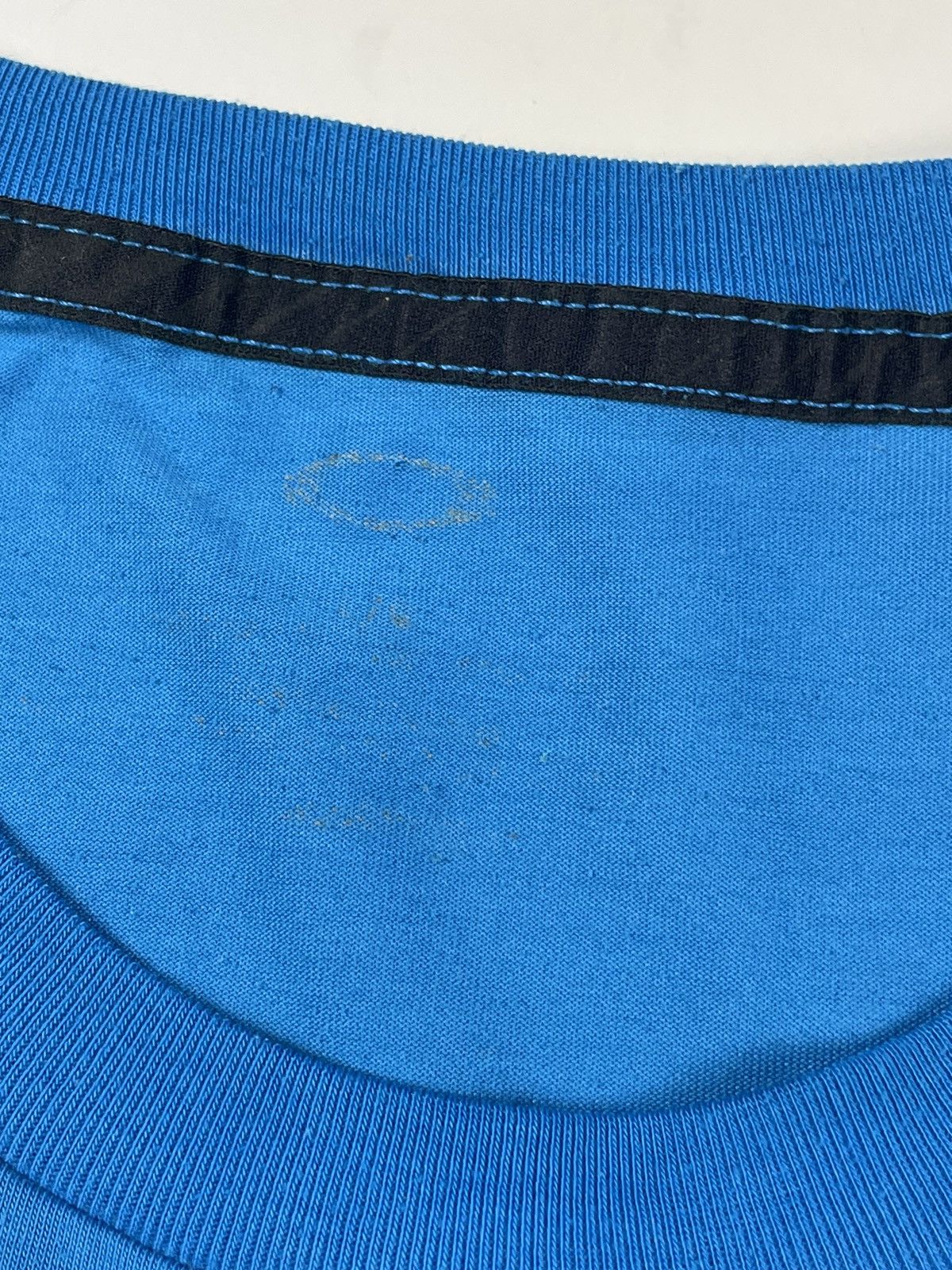 Oakley Oakley t shirt sport Logo rare classic blue surf skate drill Size US L / EU 52-54 / 3 - 4 Thumbnail