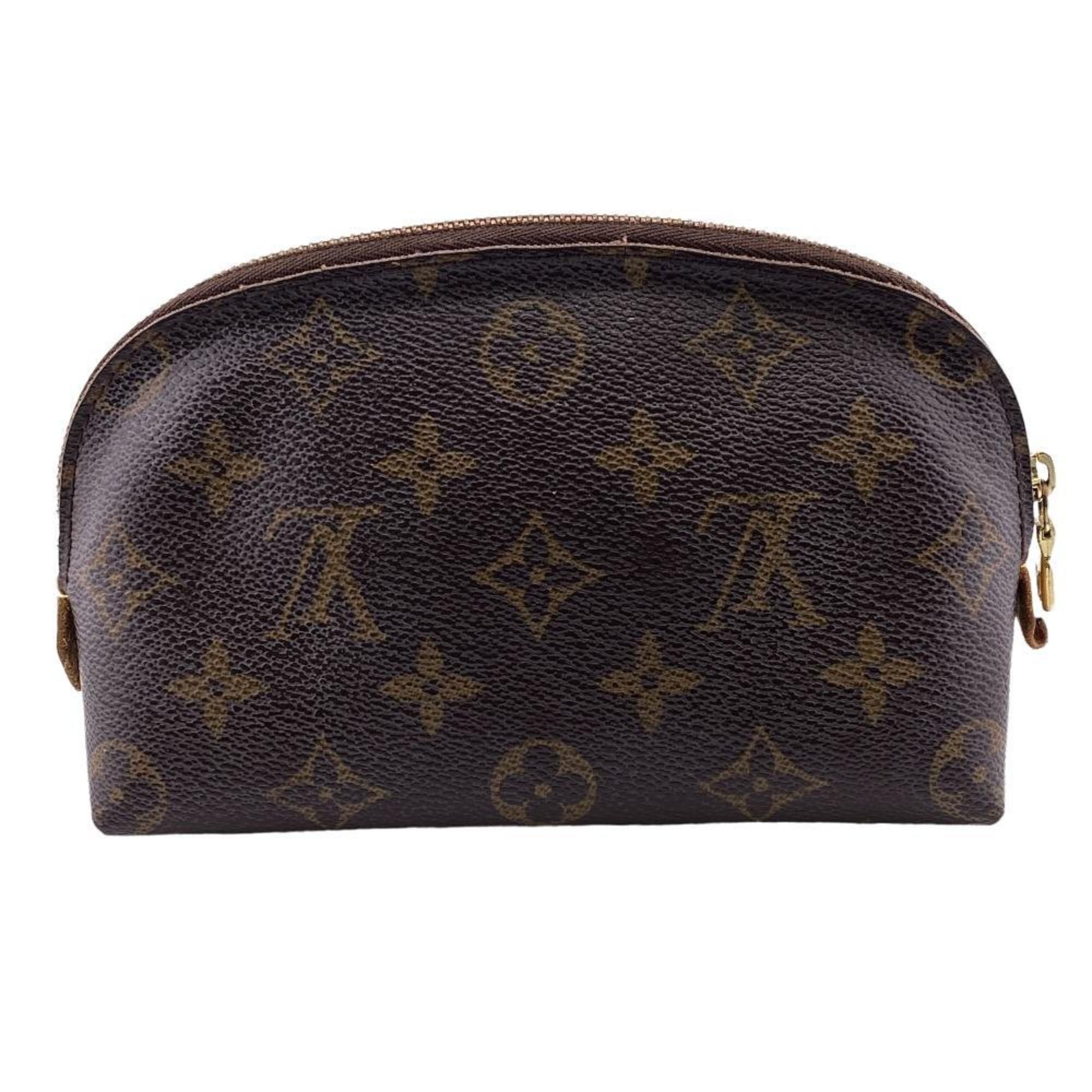image of Louis Vuitton M47515 Pochette Tick Monogram Pouch Brown Unisex Z0006191, Women's