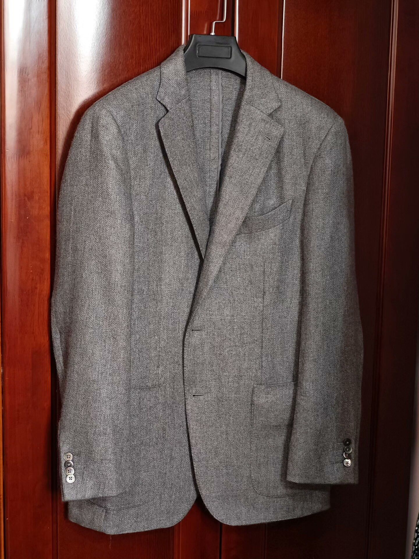 Ermenegildo Zegna Zegna Cashmere Silk Blend Blazer Size US M / EU 48-50 / 2 - 1 Thumbnail